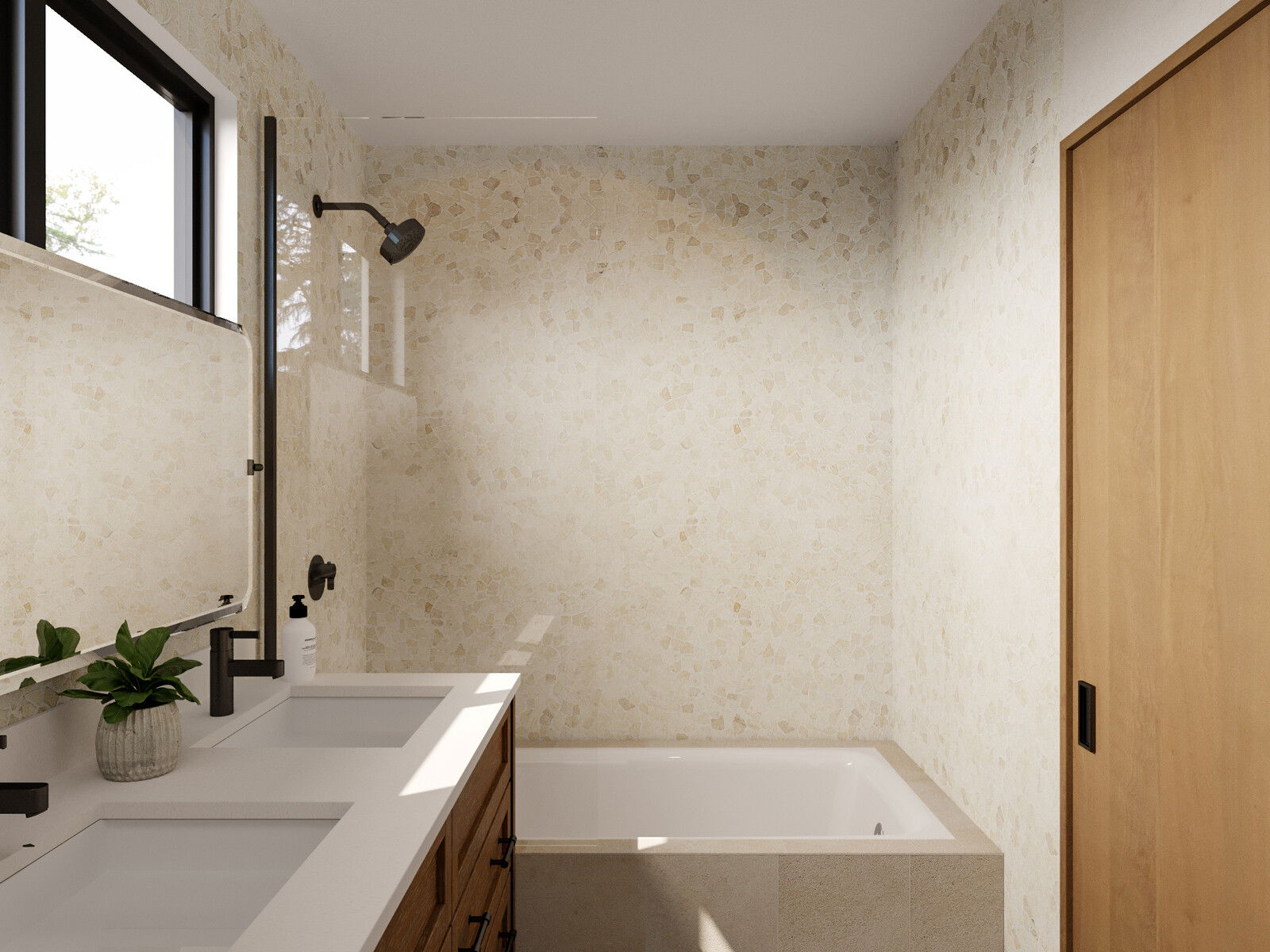 Online Designer Bathroom 3D Model 3