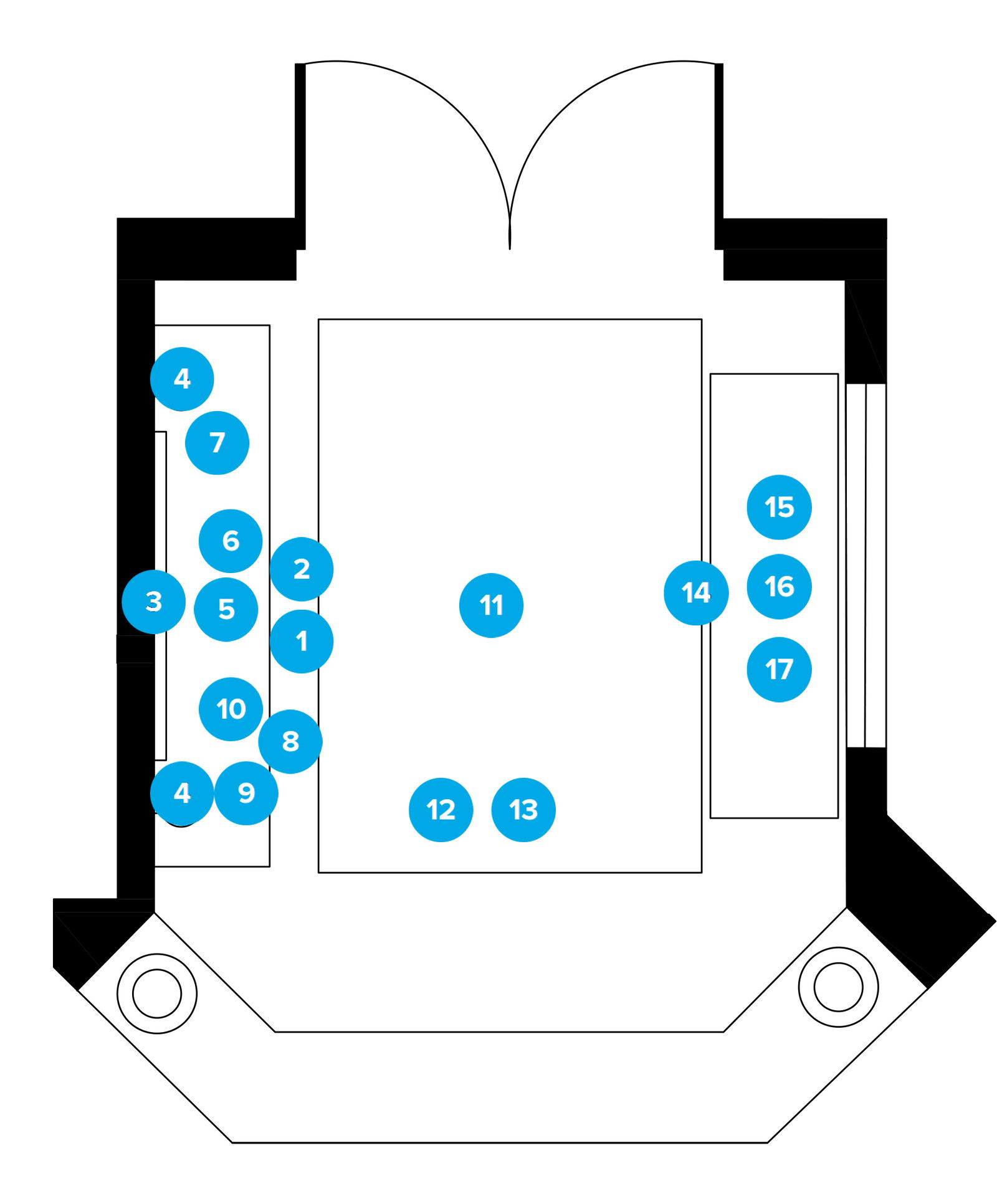 Online Designer Hallway/Entry Floorplan