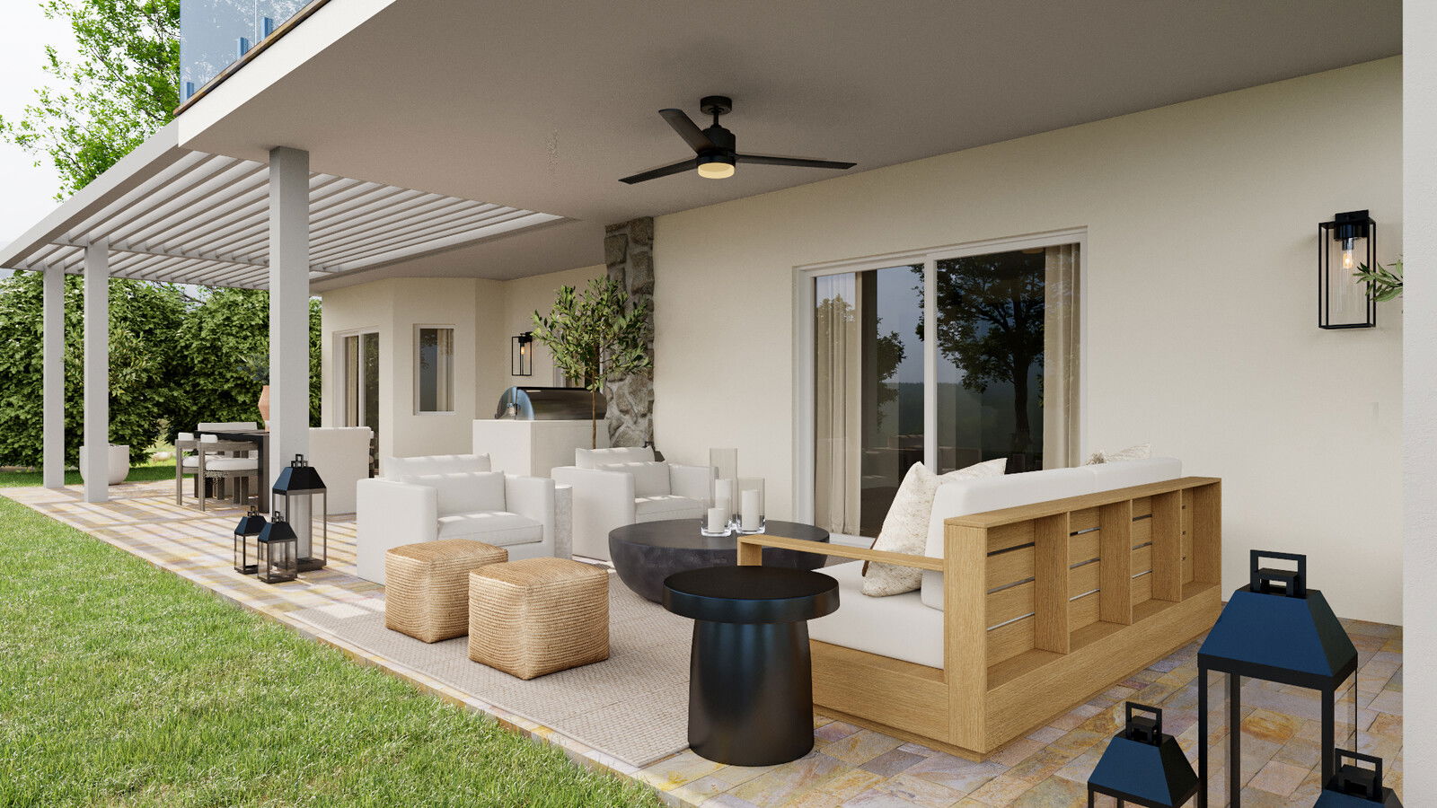 Online Designer Patio 3D Model 2