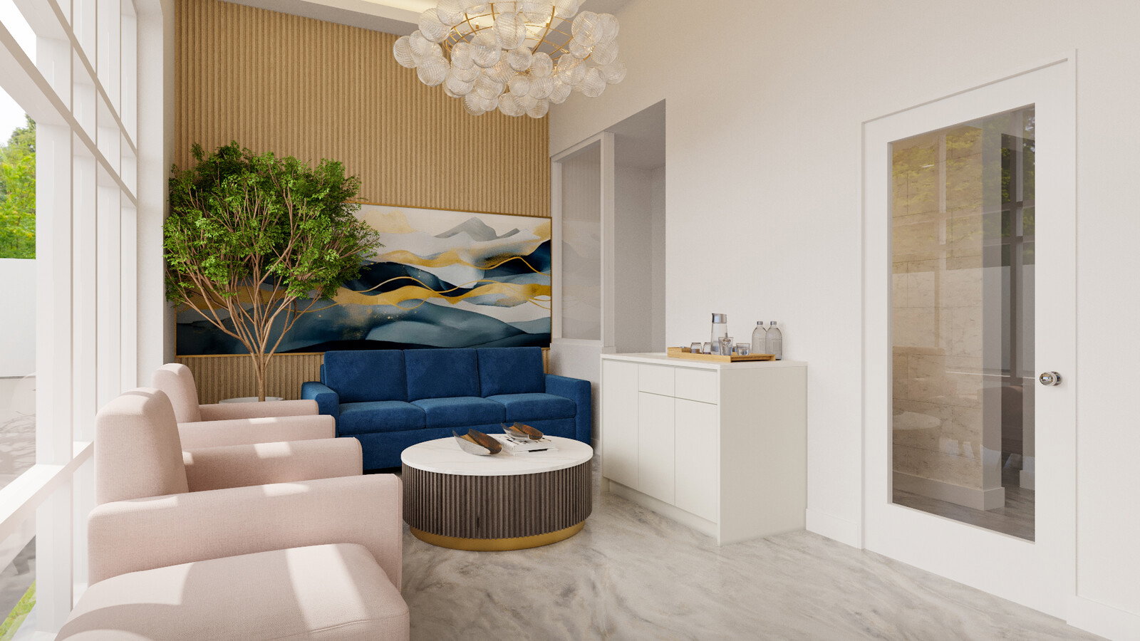 Luxury Dental Office with Spa Aesthetic Rendering thumb