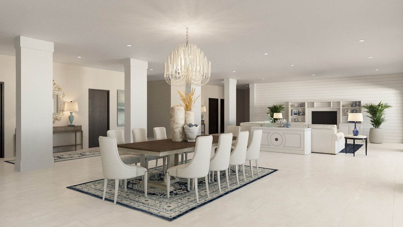Modelo 3D Sala-Comedor del Diseñador en Línea 1