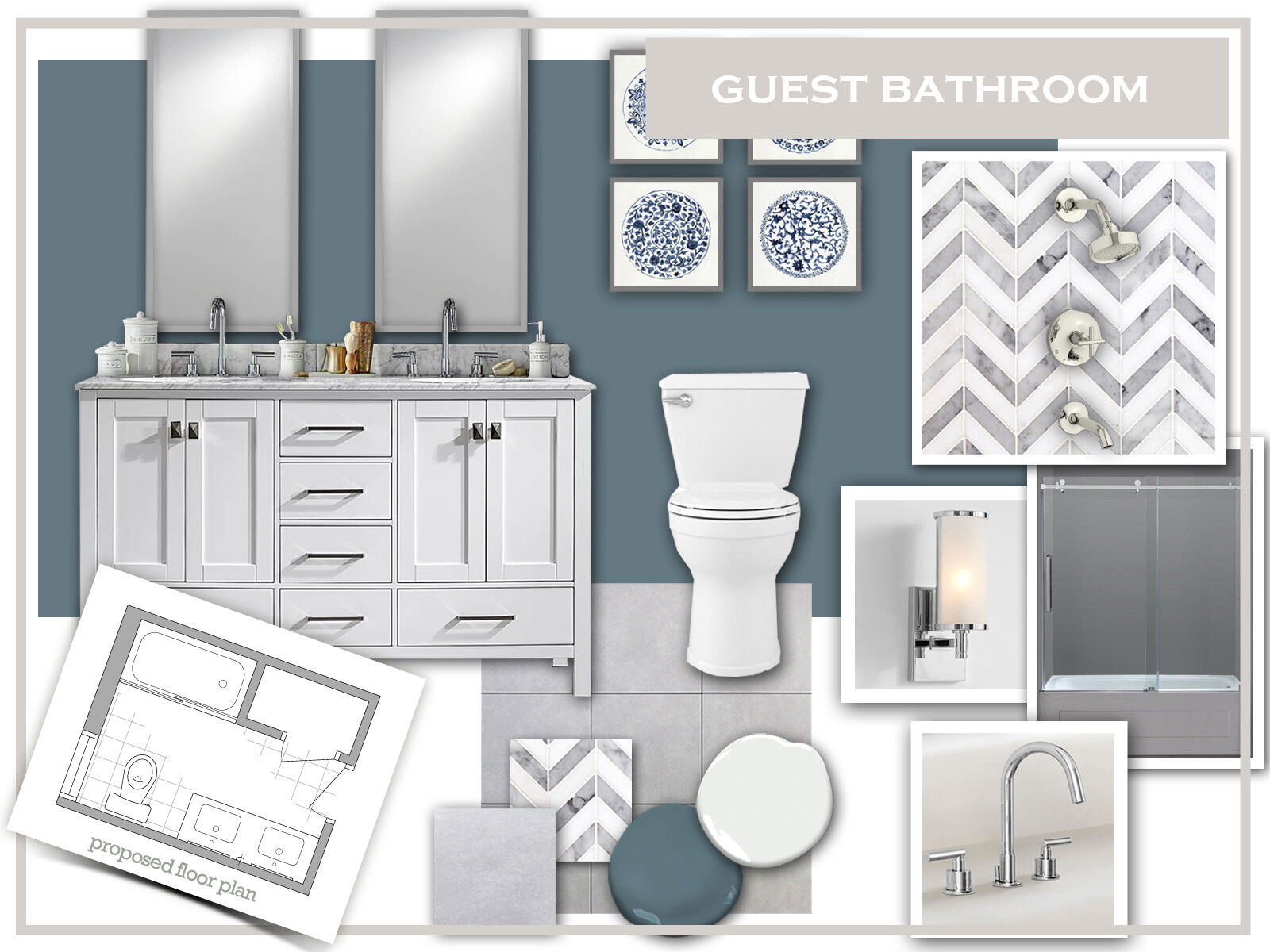 Online Designer Bathroom 3D Model 2