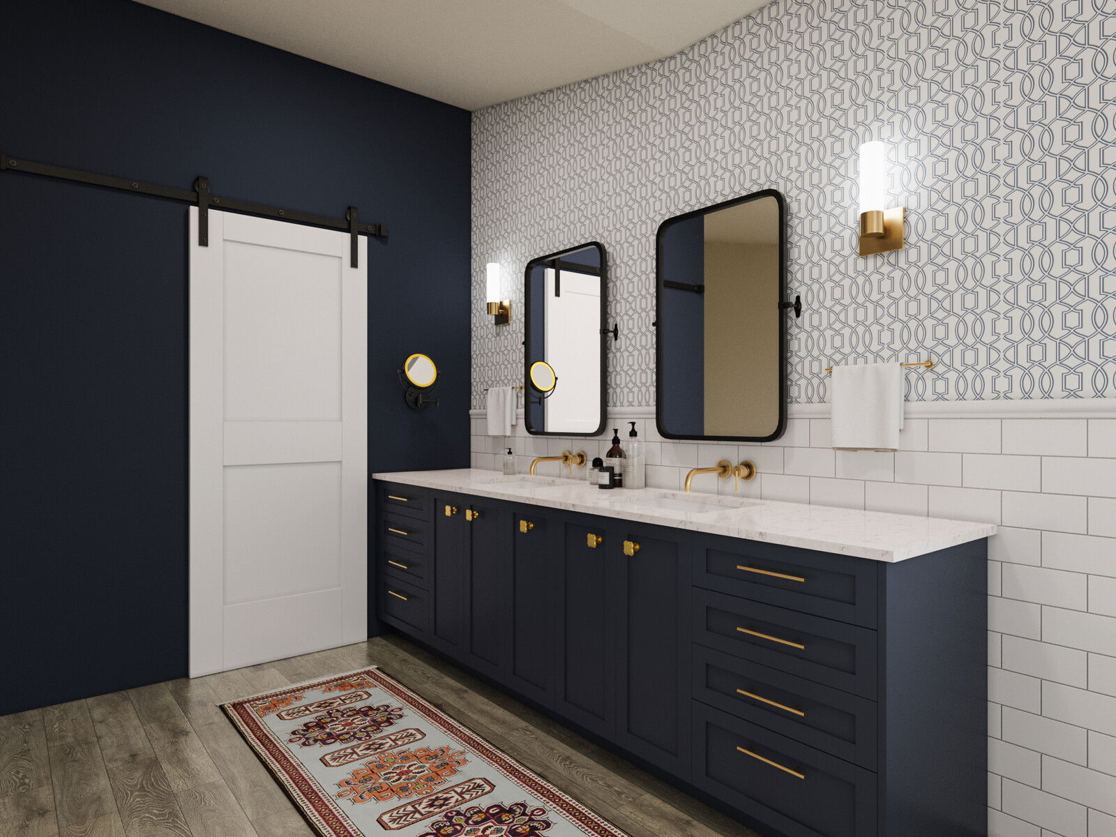 Online Designer Bathroom 3D Model 2