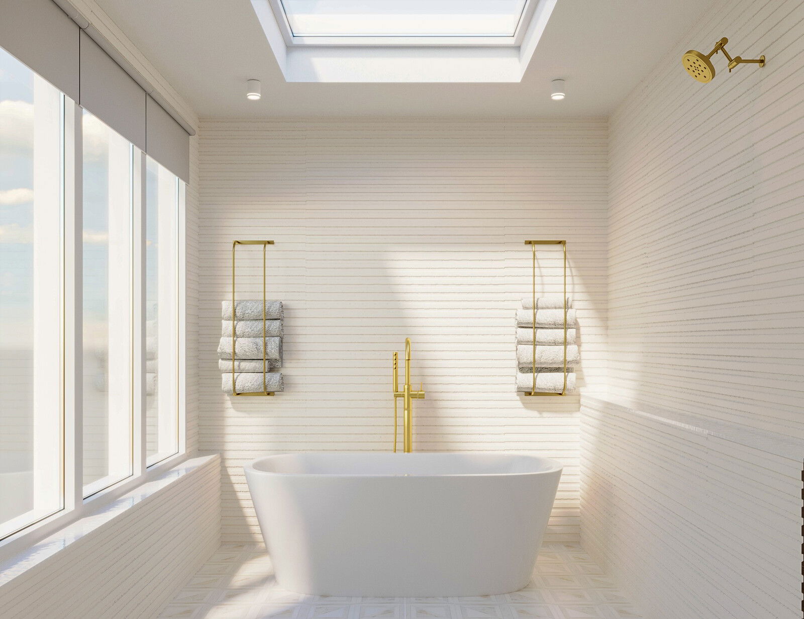 Online Designer Bathroom 3D Model 3