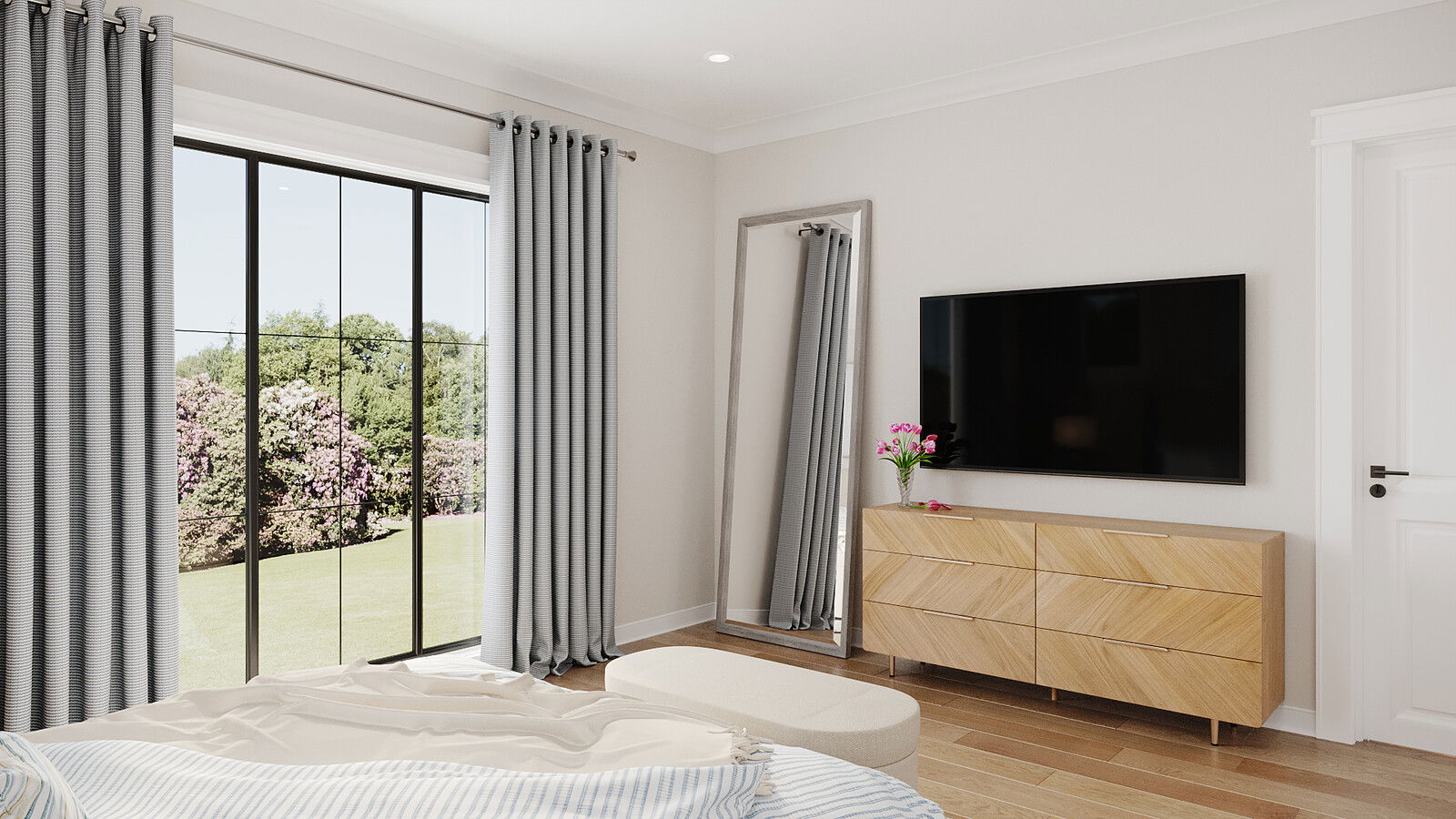 Online Designer Bedroom 3D Model 2