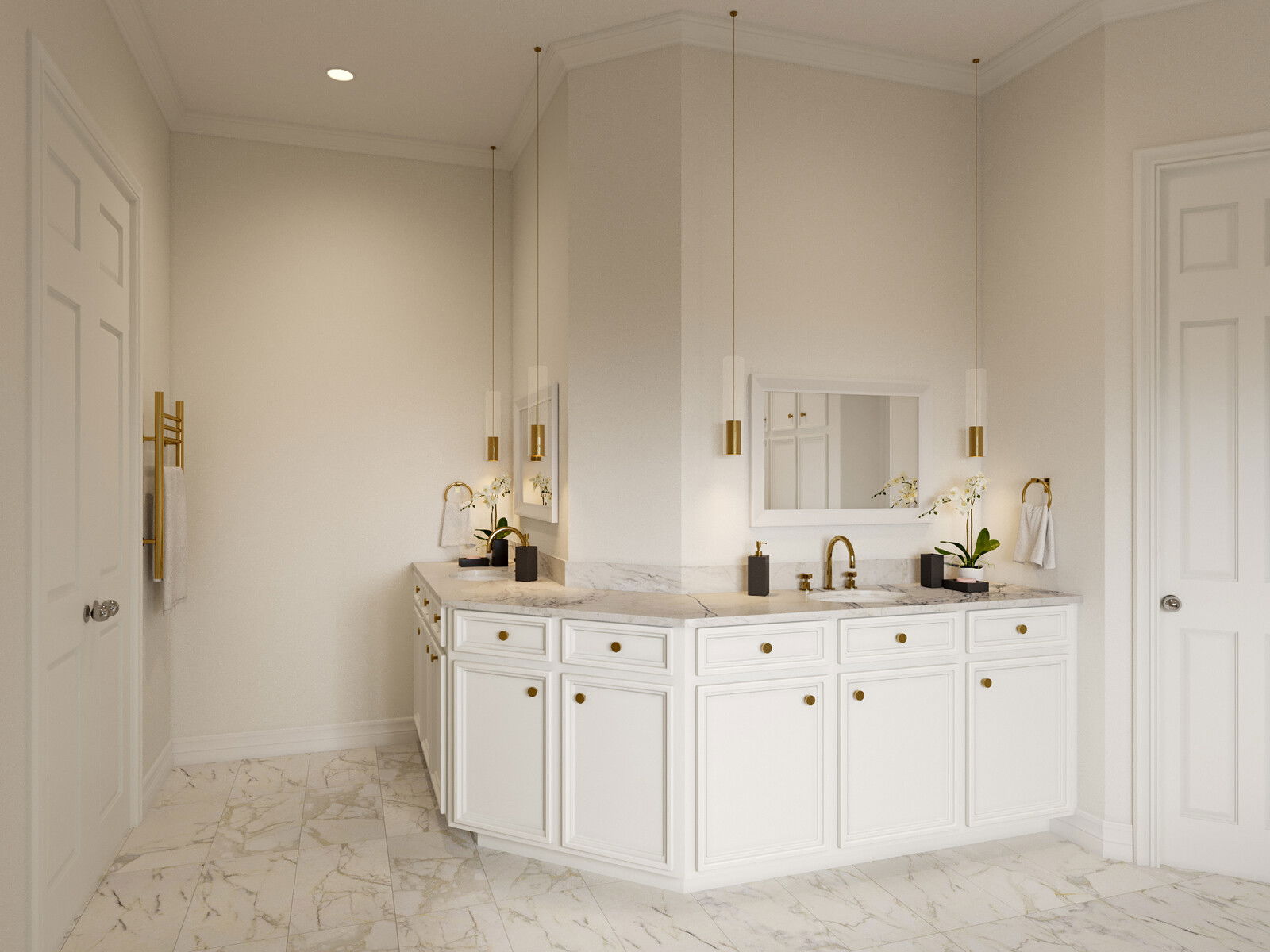 Online Designer Bathroom 3D Model 1