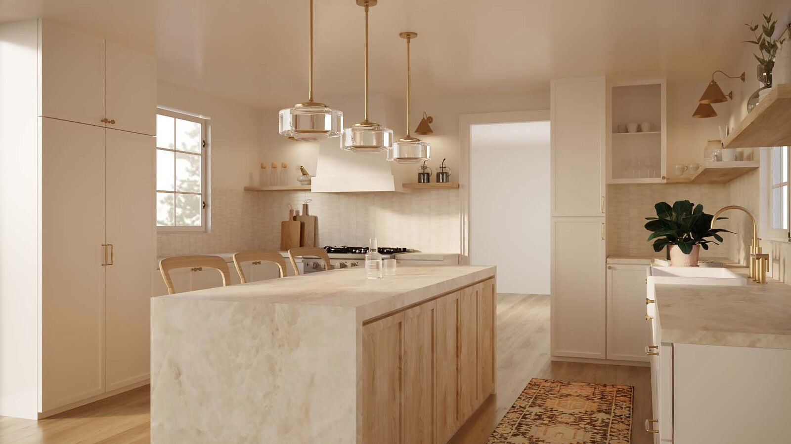 Modelo 3D de Cocina de Diseñador en Línea 3