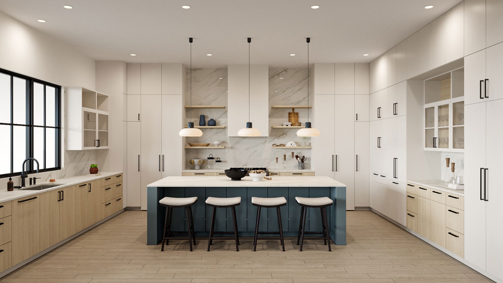 Online Designer Kitchen 3D Model 1