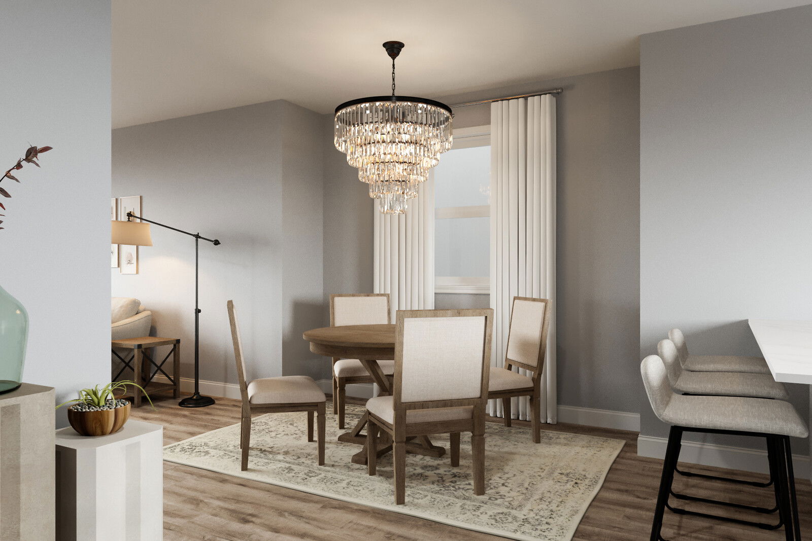 Modelo 3D Sala-Comedor del Diseñador en Línea 2