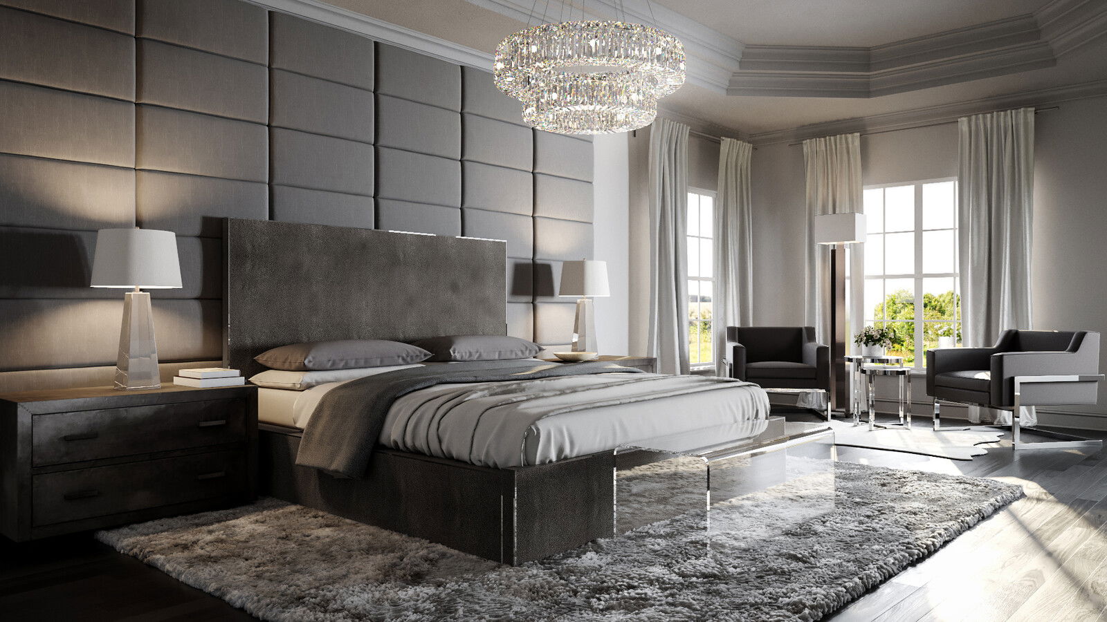Glamorous Bedroom Transformation Glamorous Bedroom Transformation