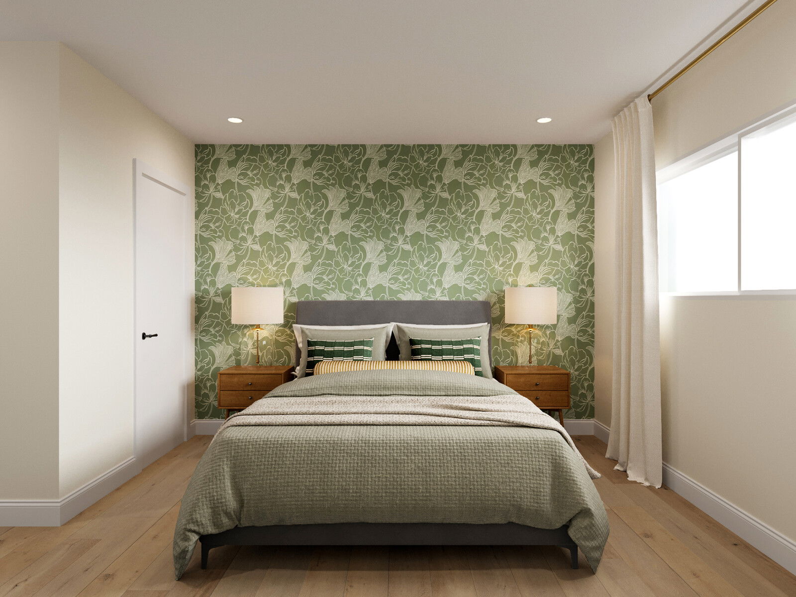Online Designer Bedroom 3D Model 3
