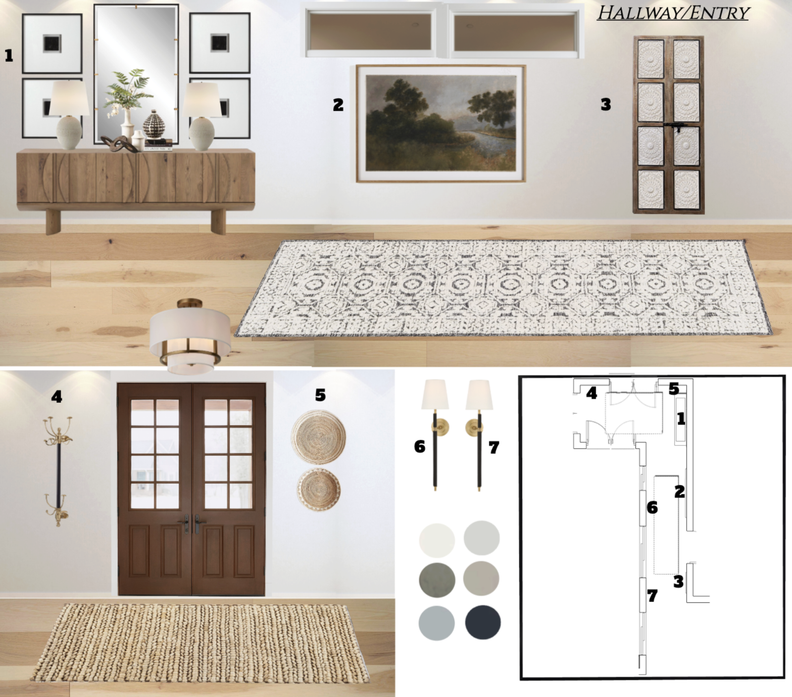 Online Designer Hallway/Entry Interior Design Ideas
