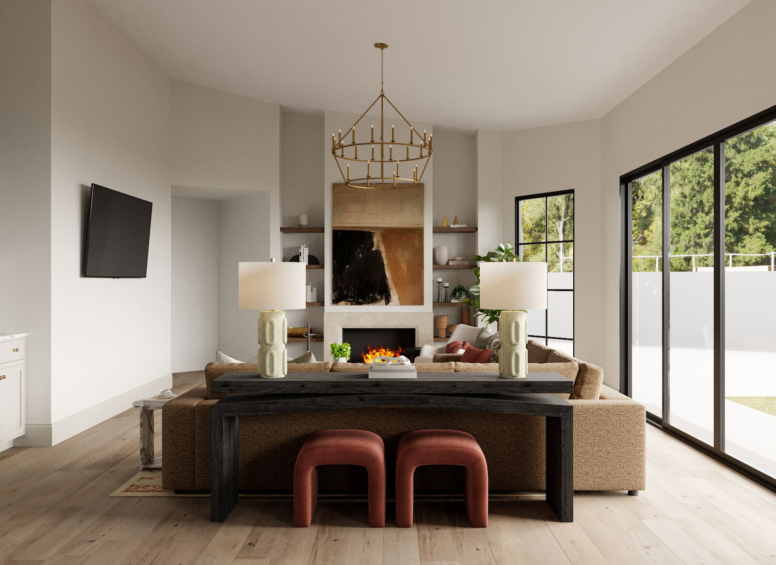 Online Designer Living Room 3D Model 1