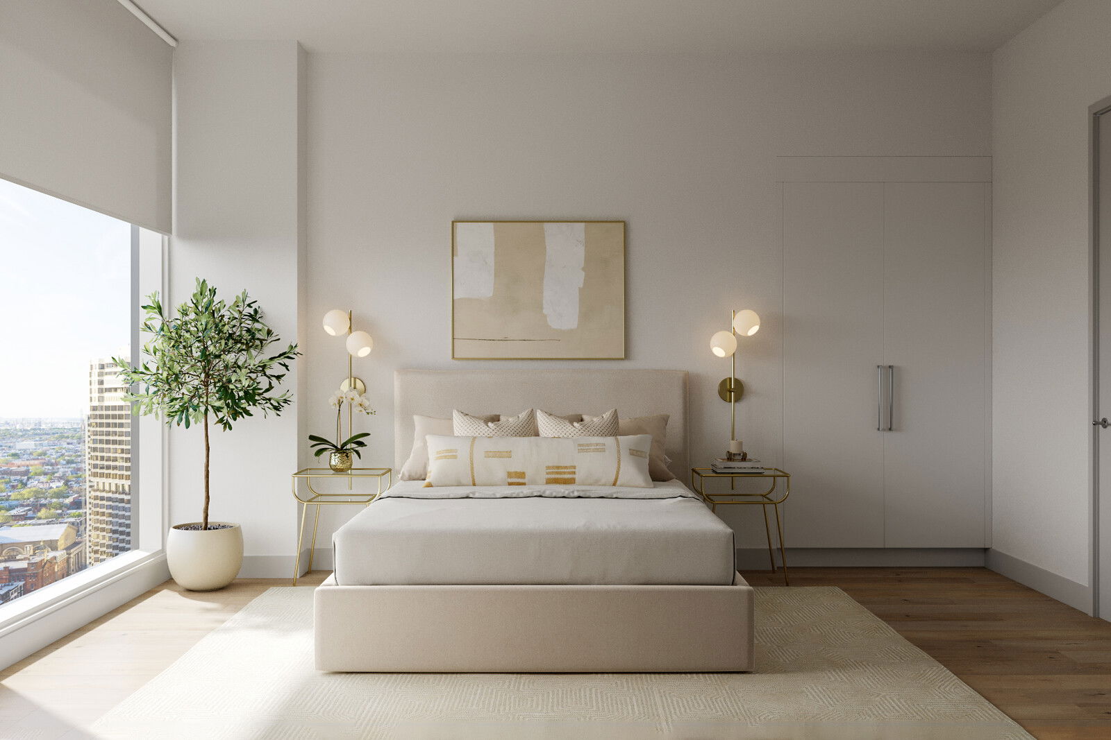 Online Designer Bedroom 3D Model 1