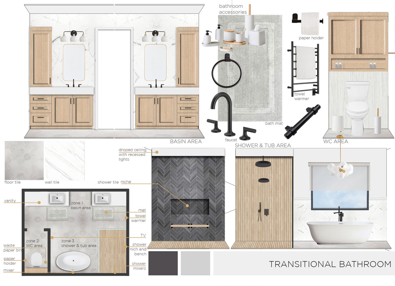 Ideas de Diseño de Interiores para Baños en Línea
