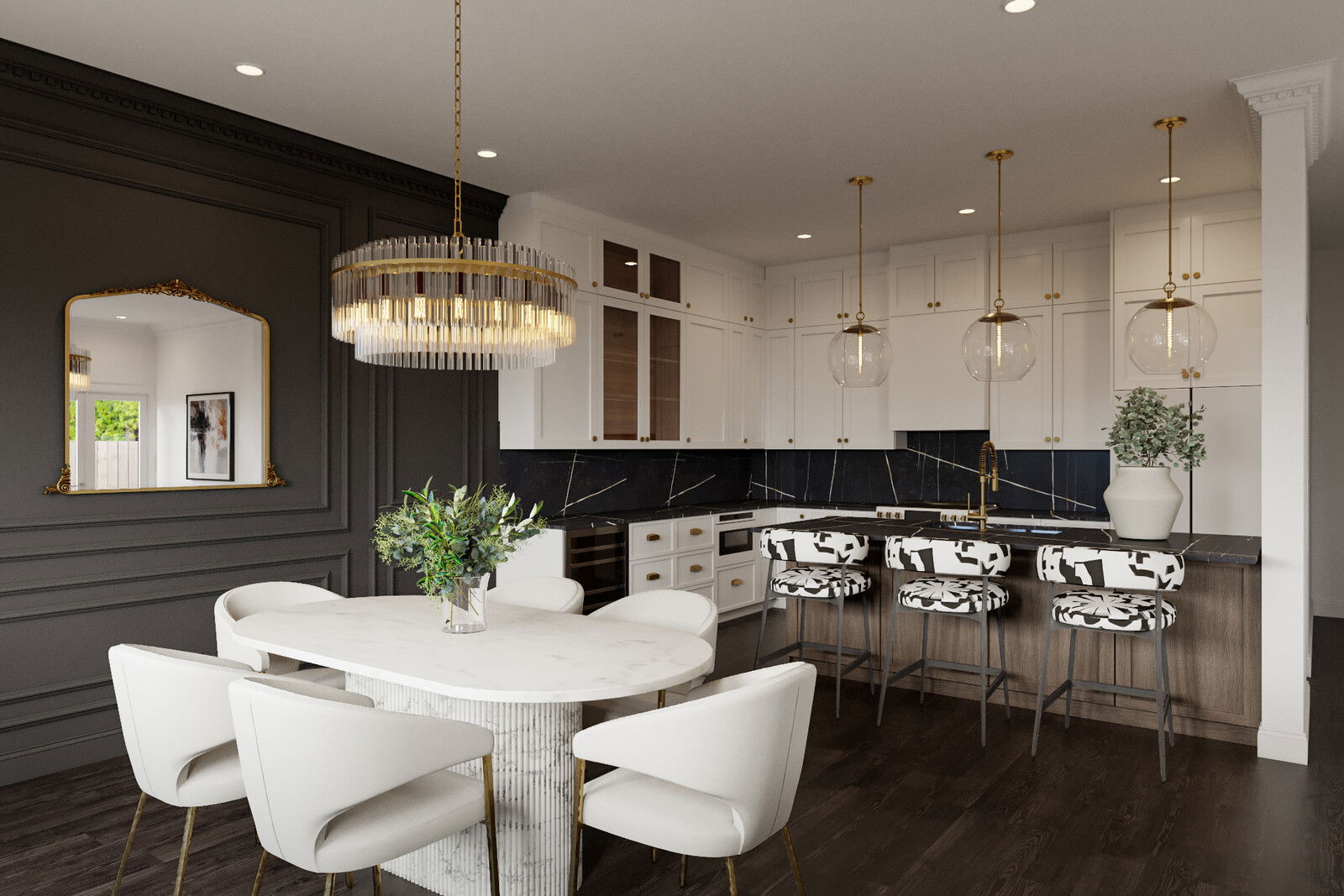 Online Designer Kitchen 3D Model 3