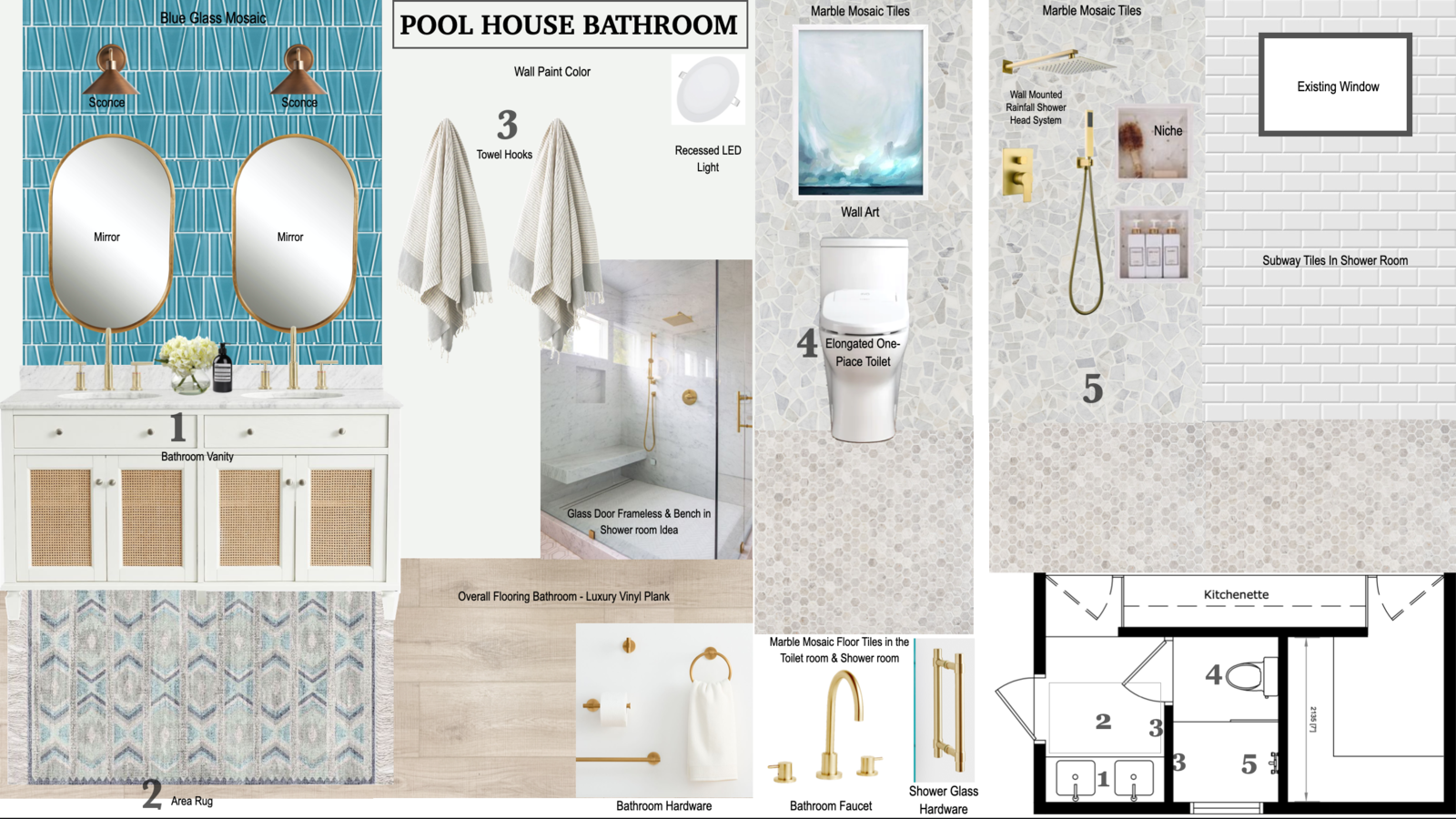 Small Pool House with a Bathroom | Decorilla