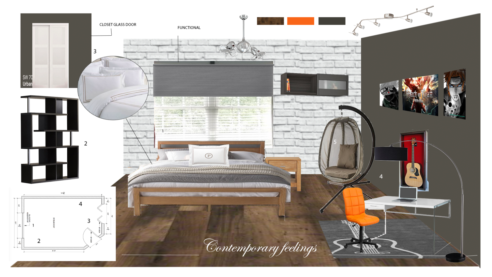 Ideas de diseño interior de dormitorio en línea