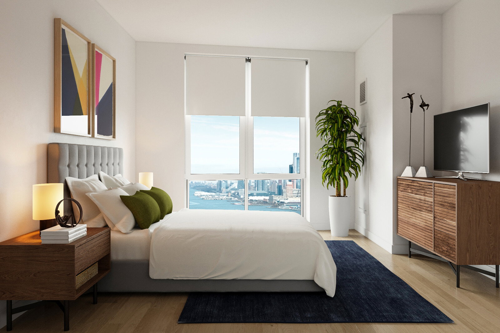Renderizado de Transformación de Apartamento de Alto Nivel