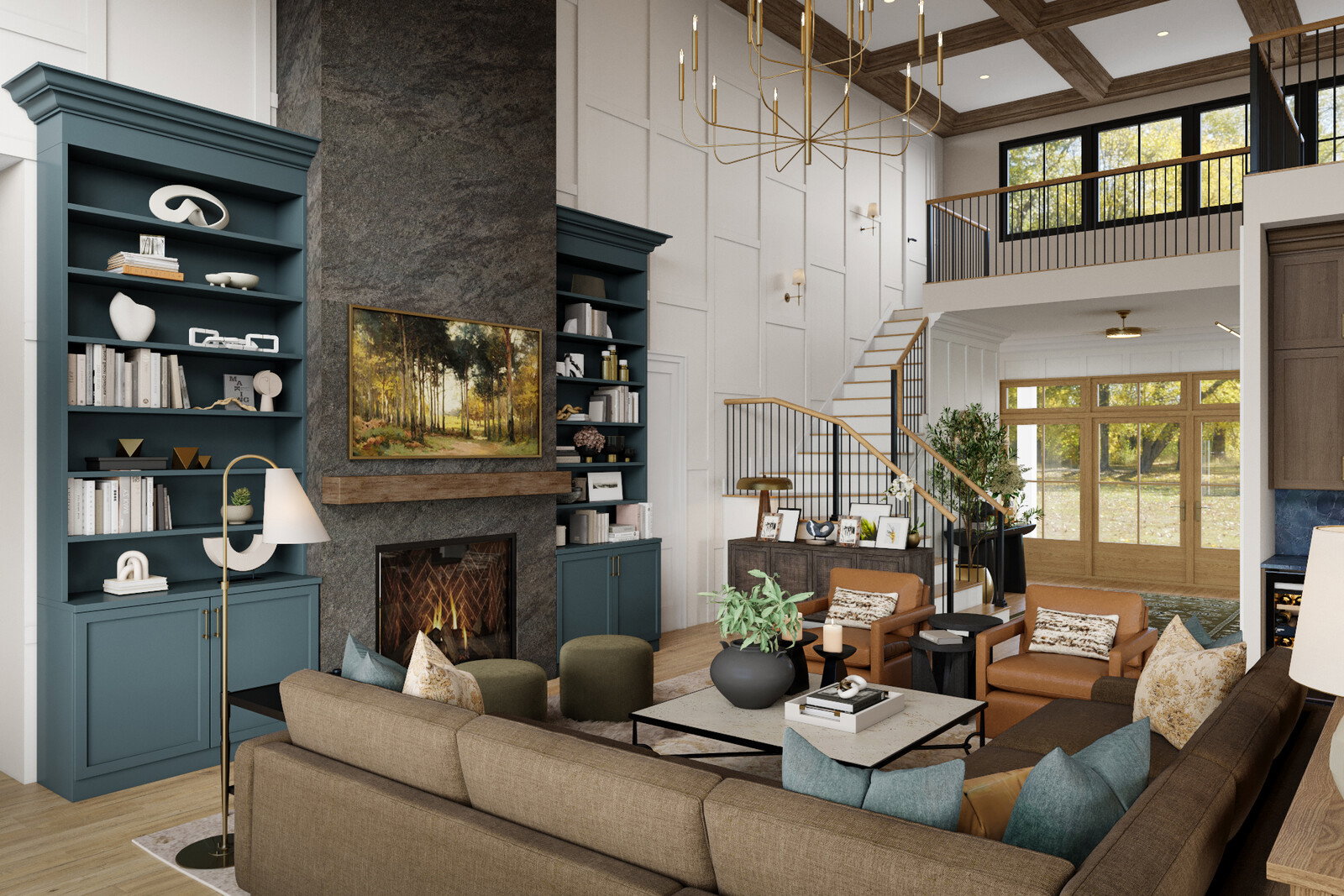 Online Designer Living Room 3D Model 1