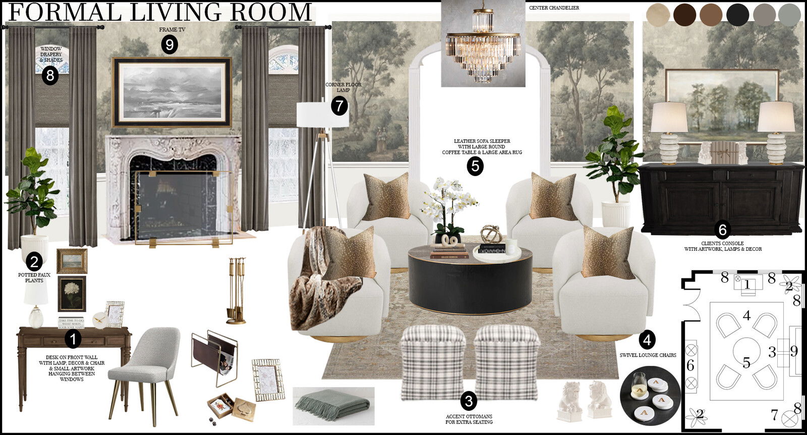 Online Designer Living Room Interior Design Ideas