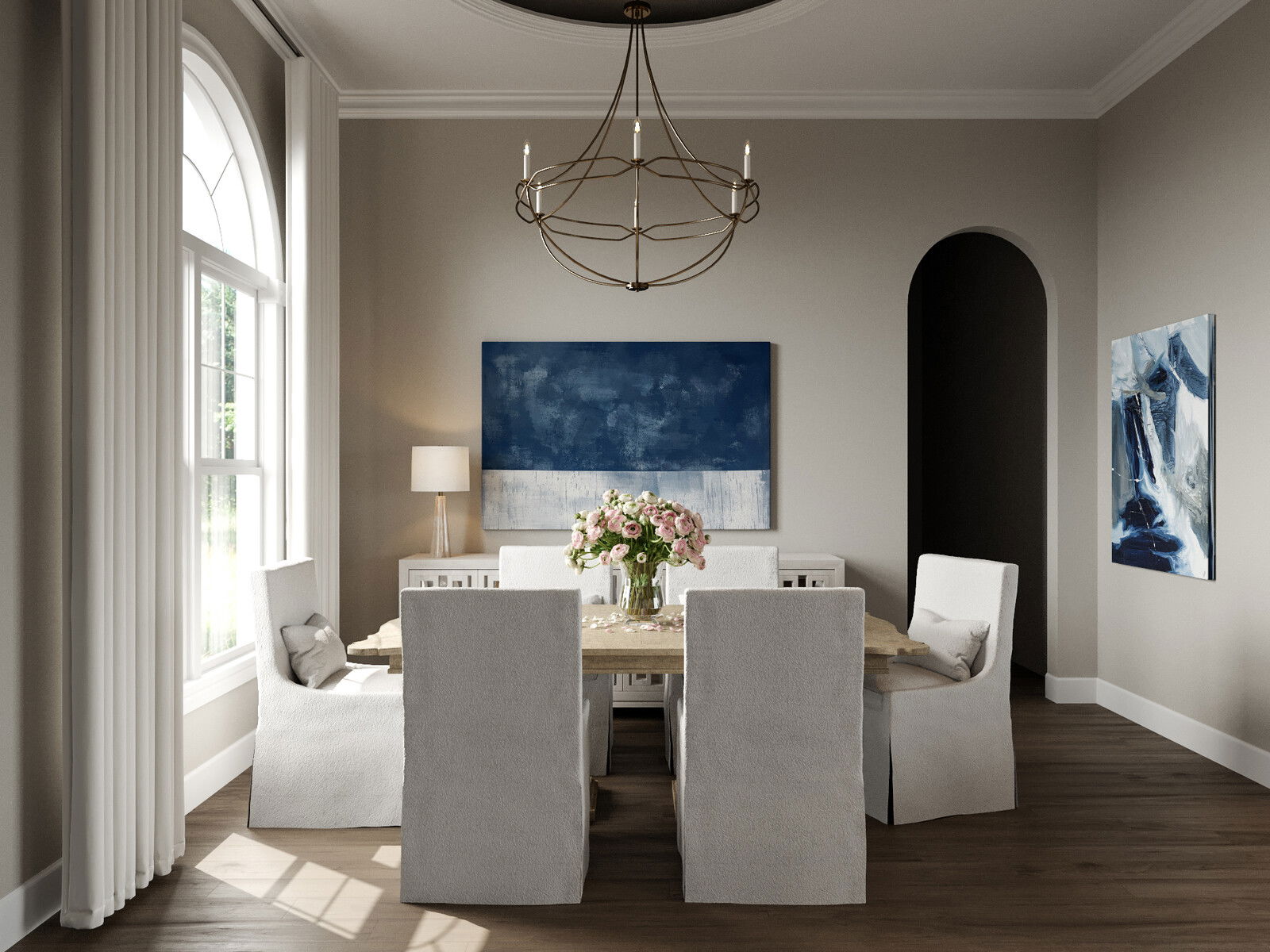 Modelo 3D Sala-Comedor del Diseñador en Línea 4
