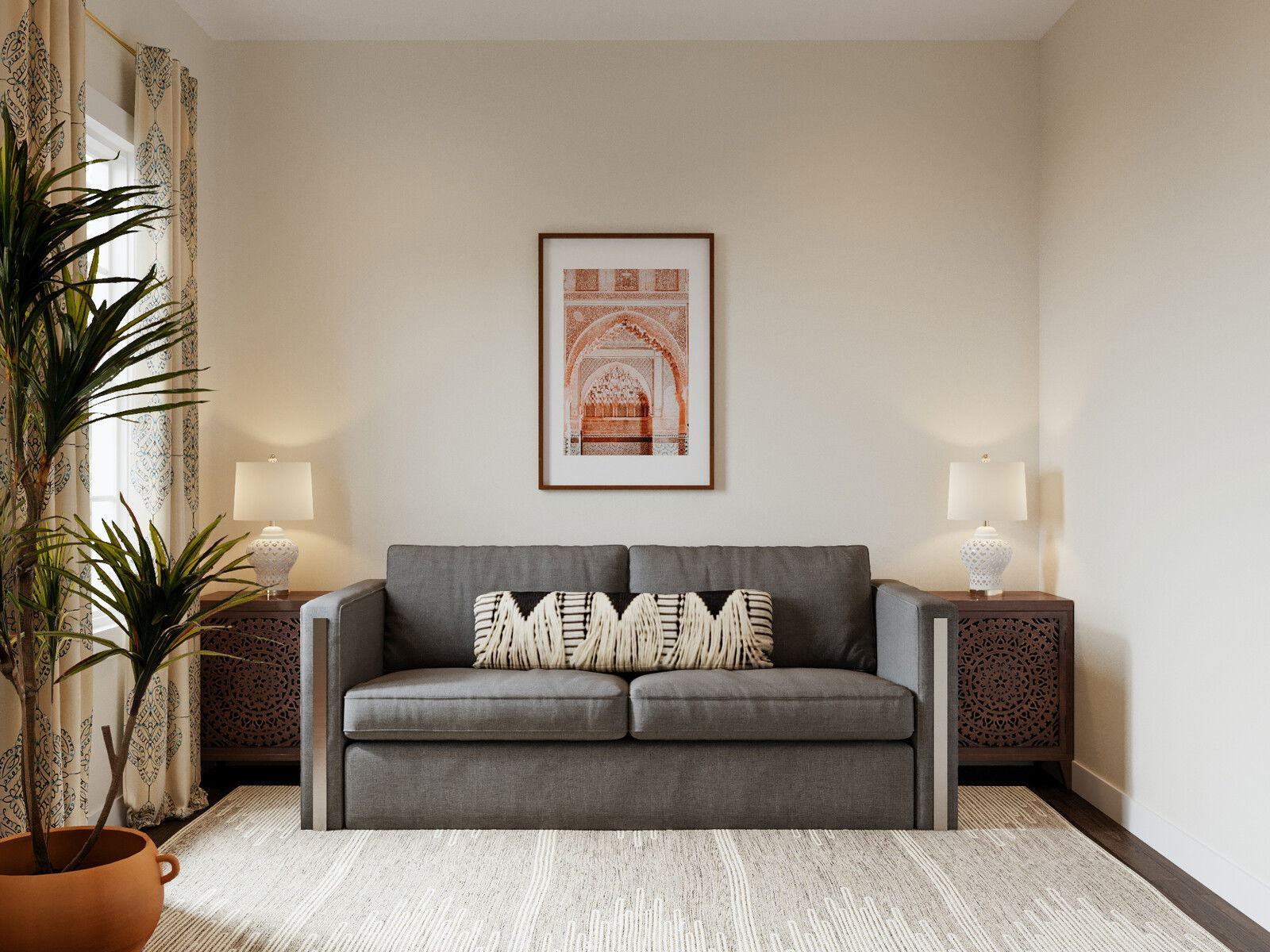 Modelo 3D de dormitorio de diseñador en línea 4
