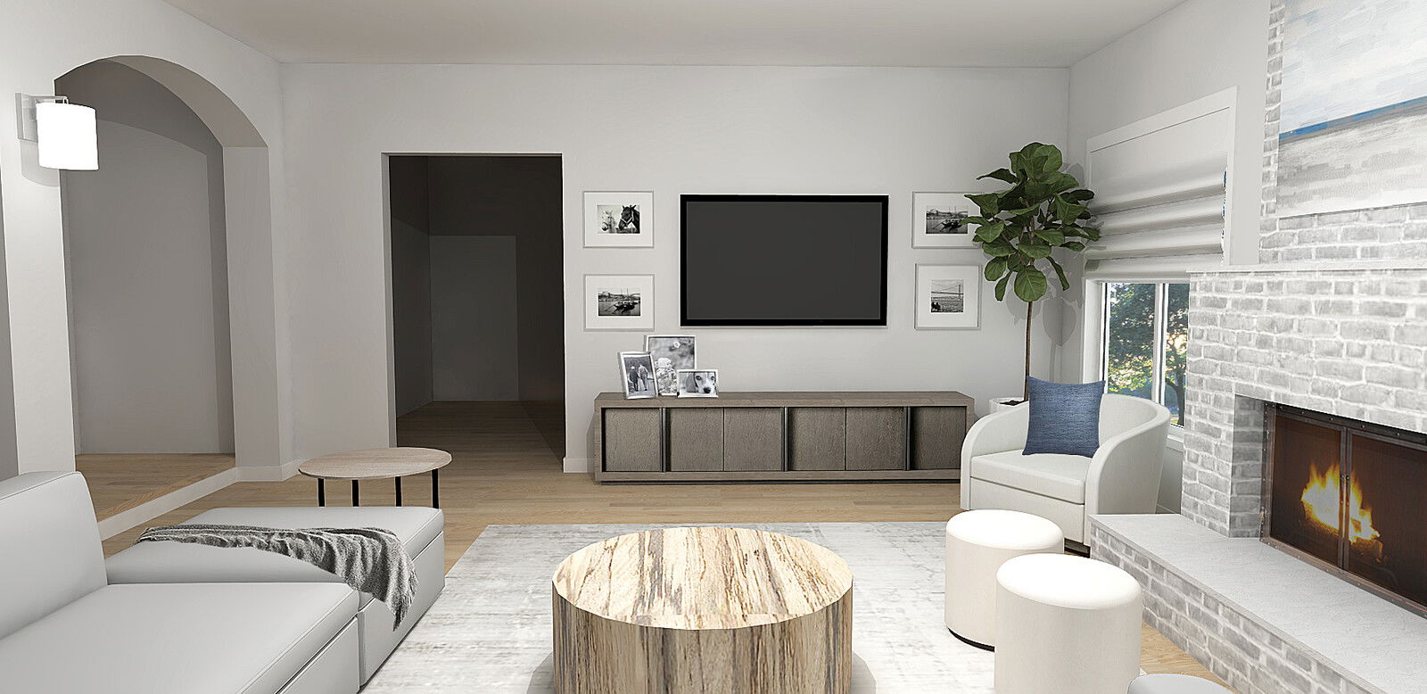 Online Designer Living Room 3D Model 3