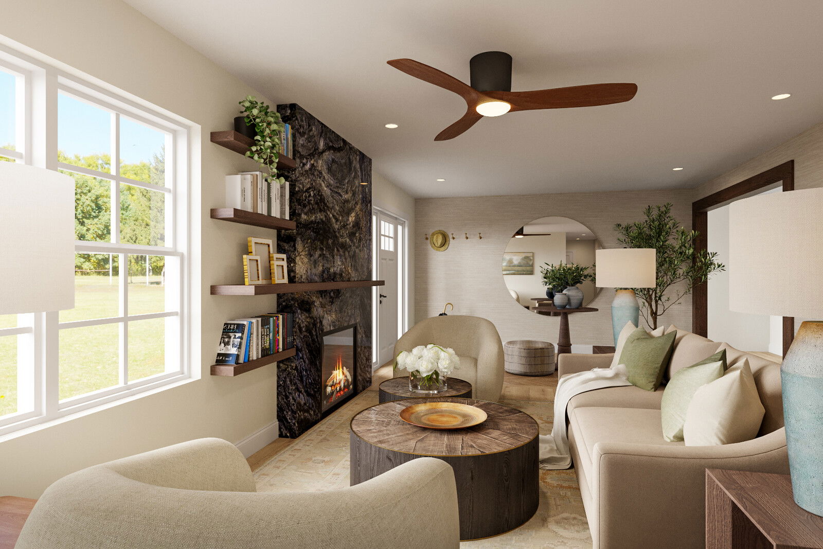 Online Designer Living Room 3D Model 2