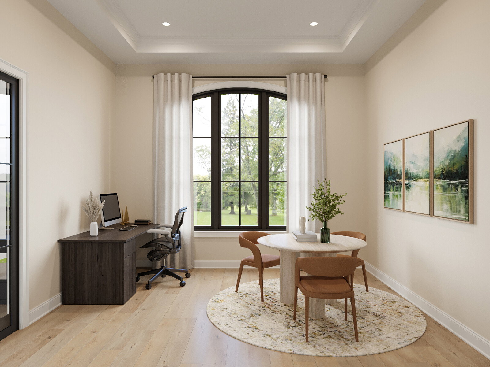 Online Designer Home Office 3D Model 6