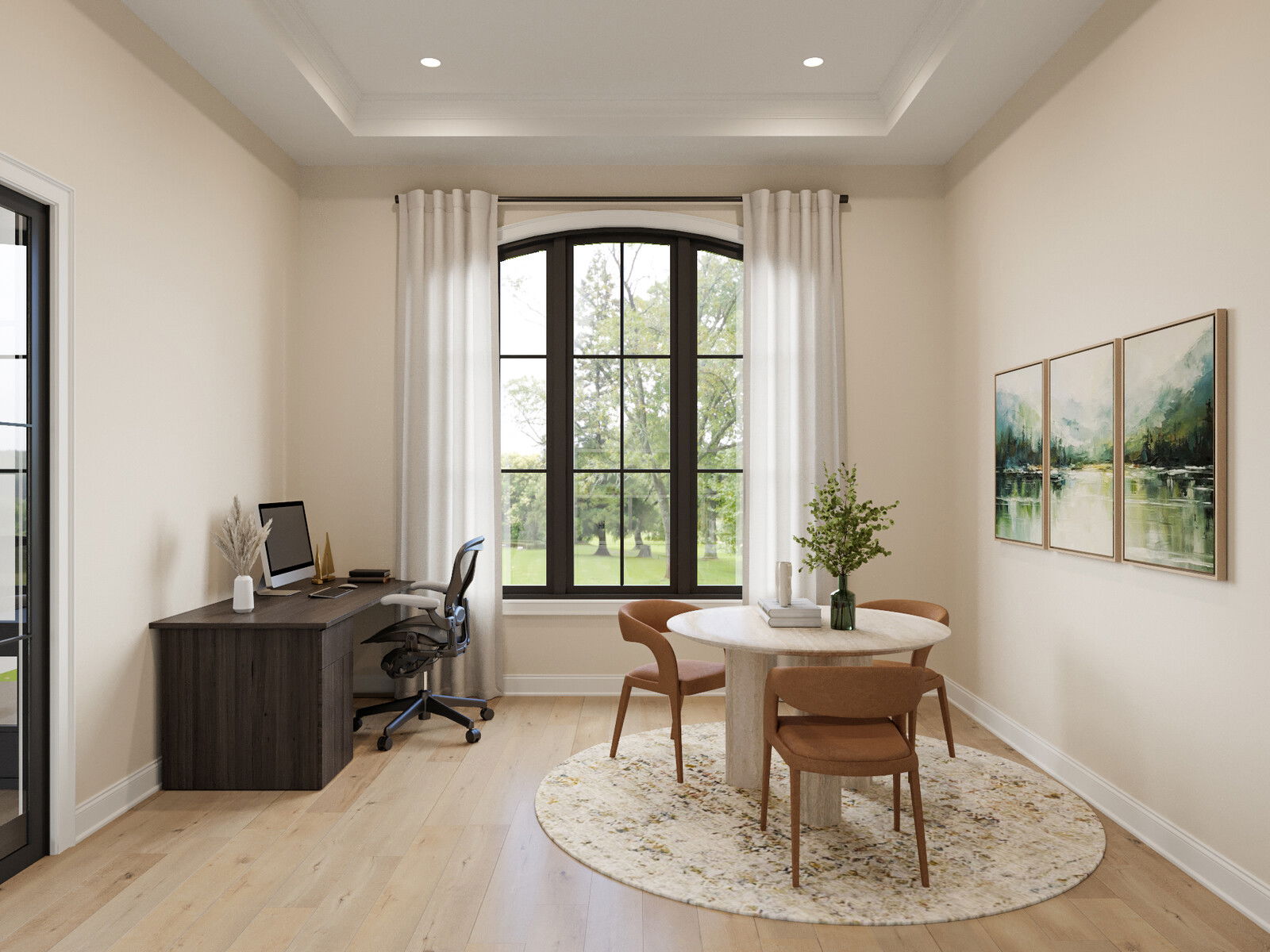 Online Designer Home Office 3D Model 6