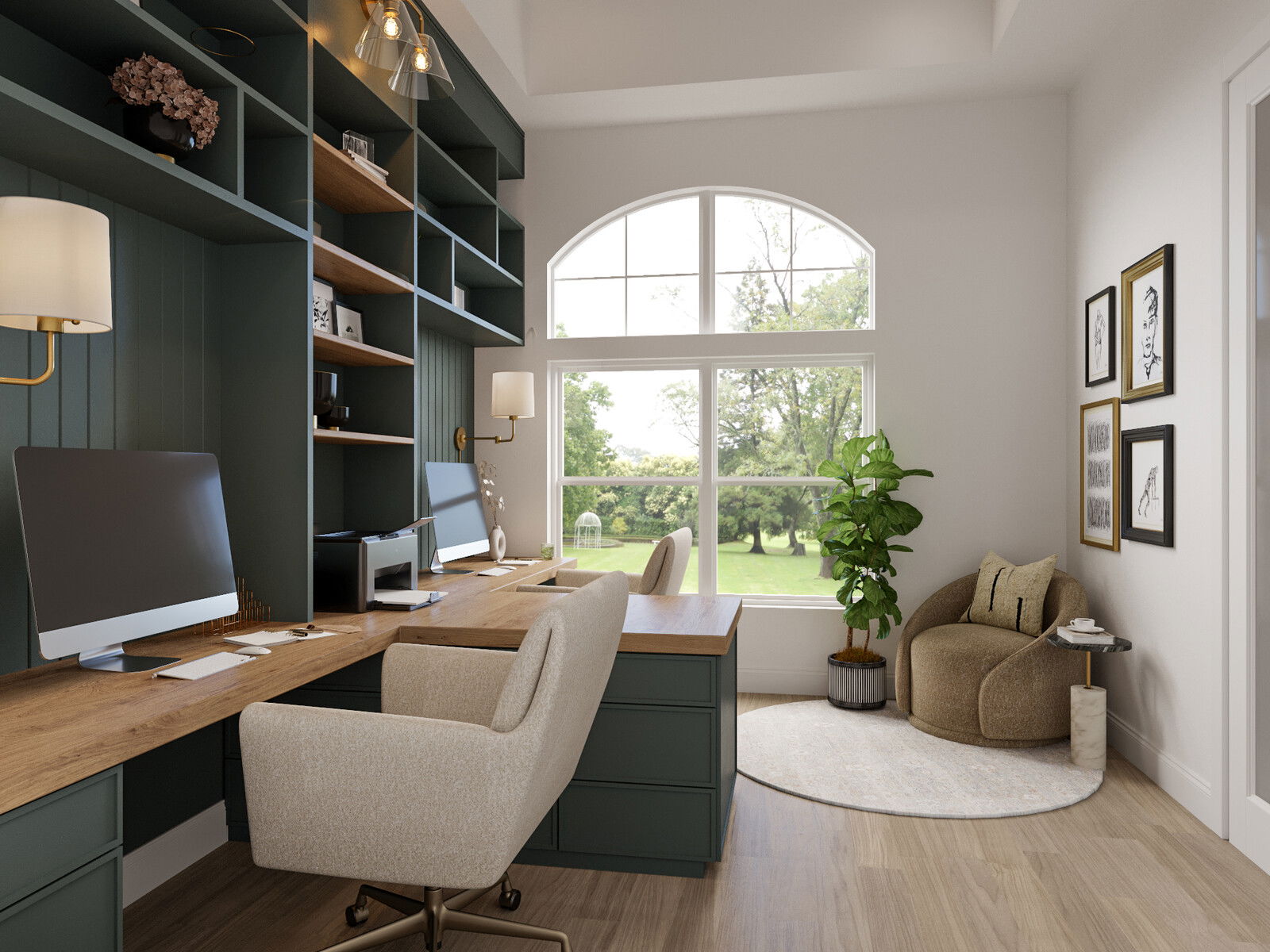 Online Designer Home/Small Office 3D Model 6