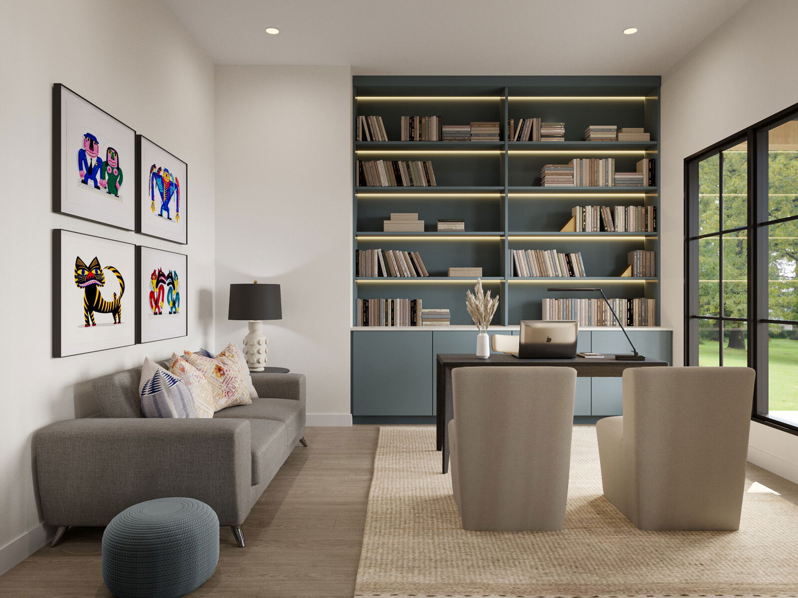 Modern Sophisticated Full Home Renovation Project Rendering thumb