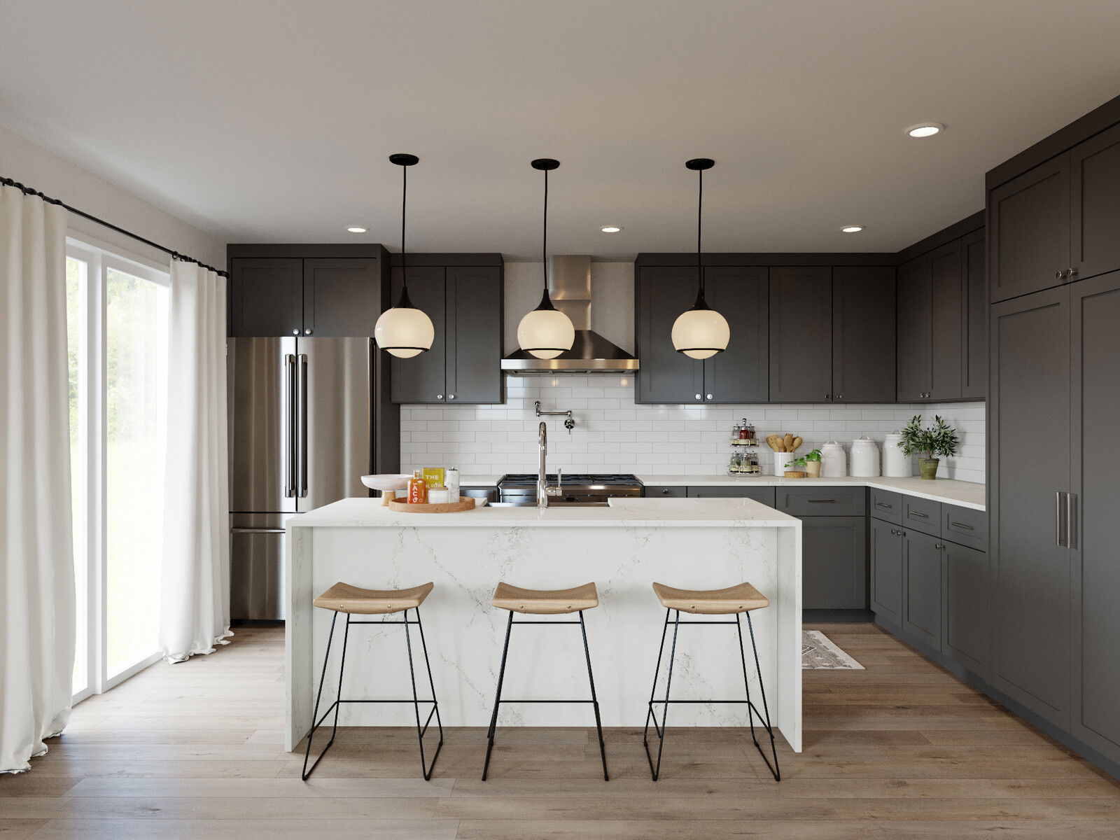 Modelo 3D de Cocina de Diseñador en Línea 2