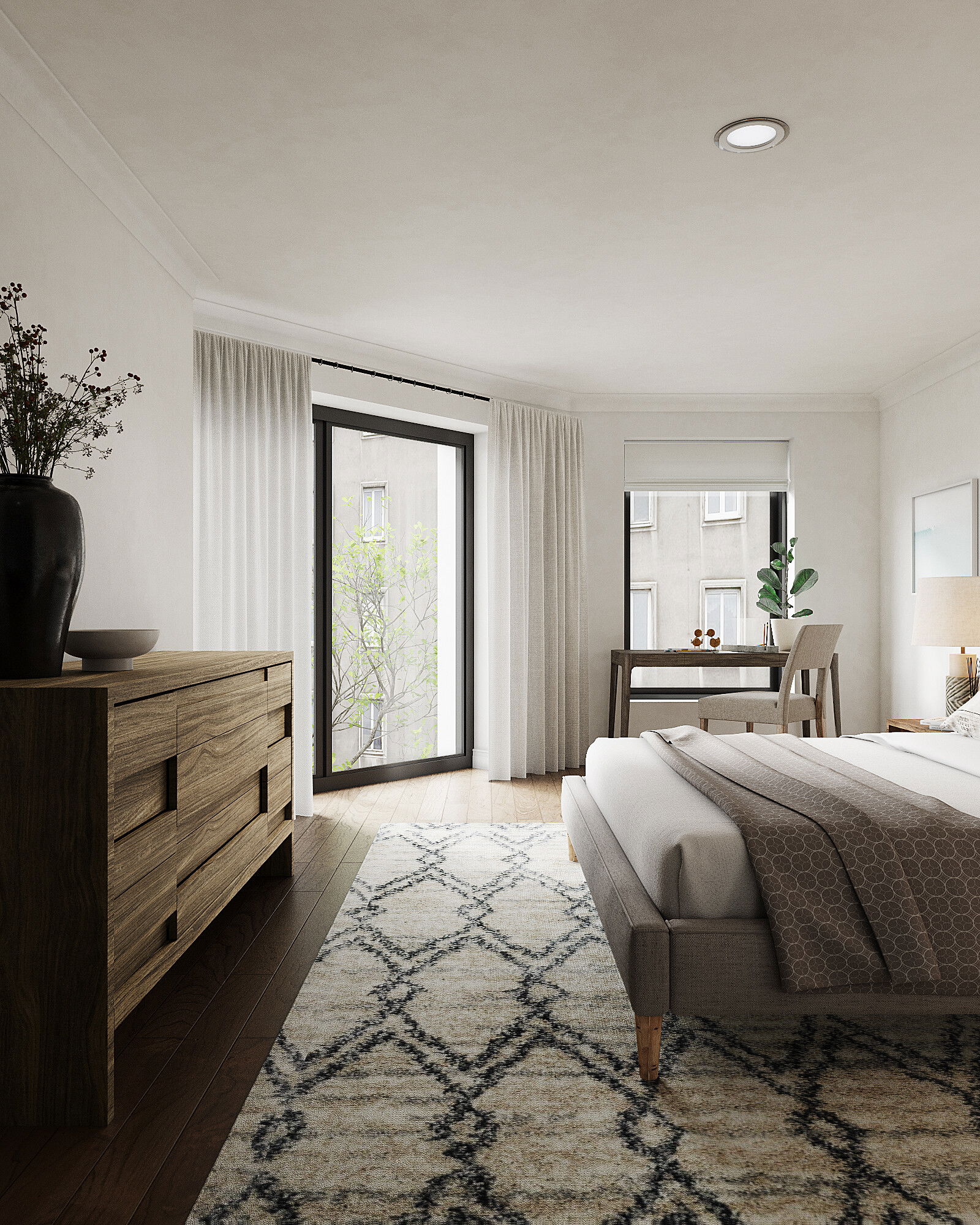 Online Designer Bedroom 3D Model 2