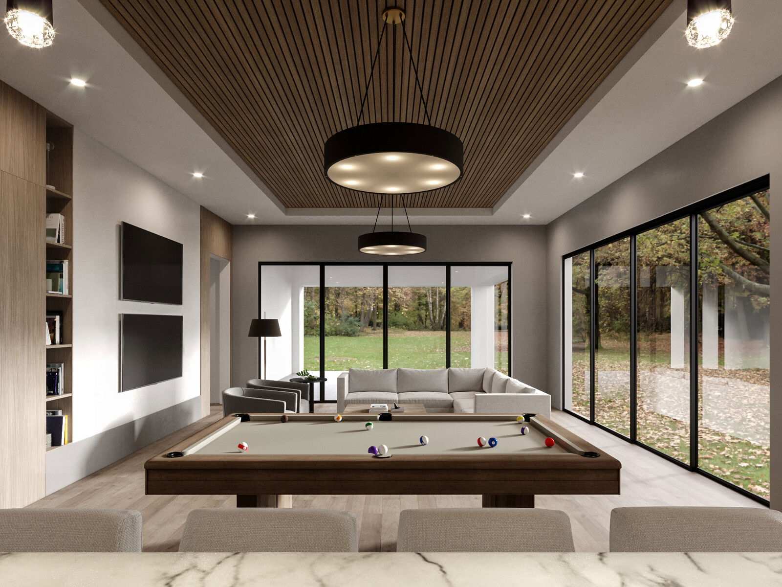 Online Designer Combined Living/Dining 3D Model 3