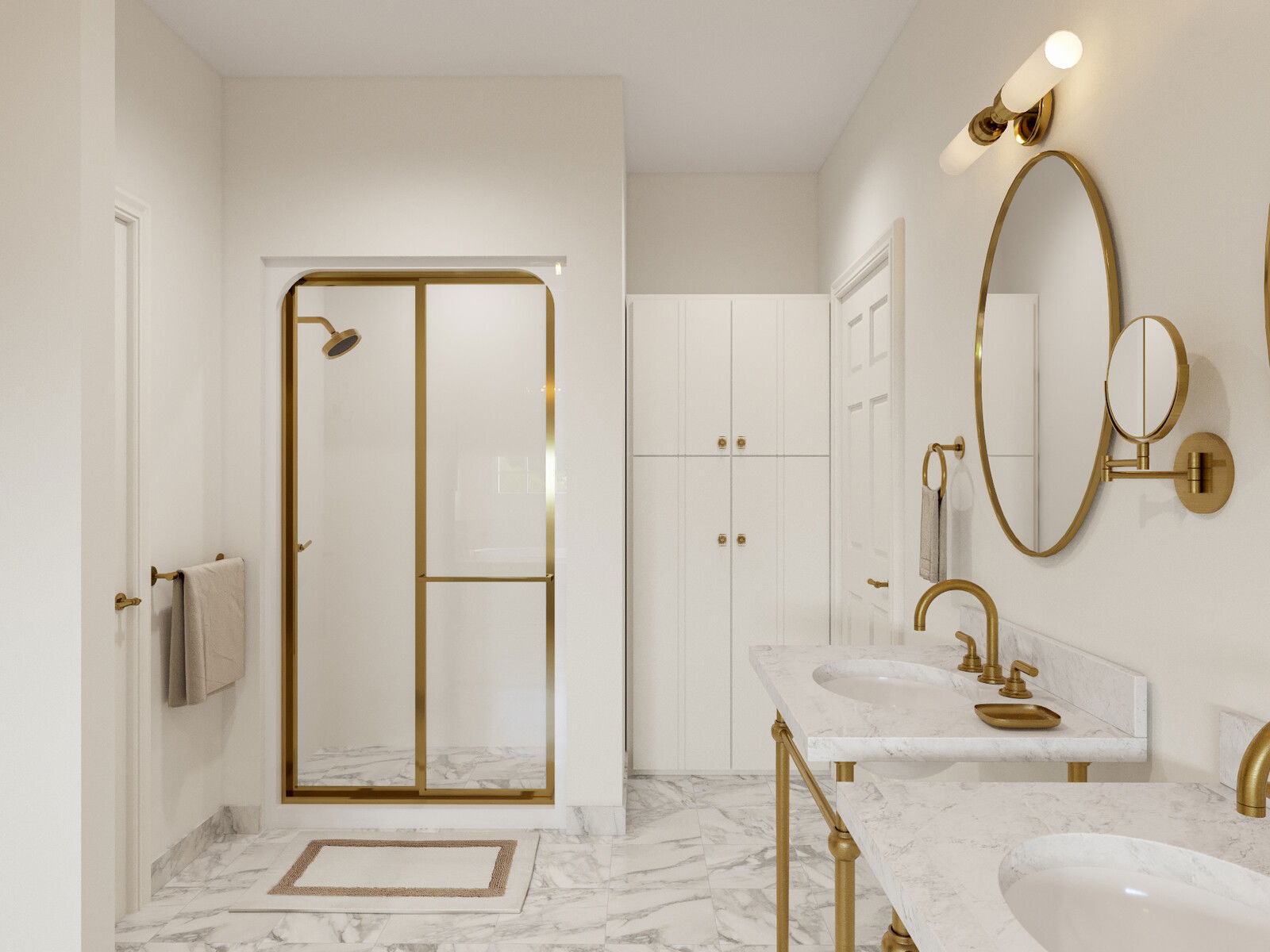 Online Designer Bathroom 3D Model 3