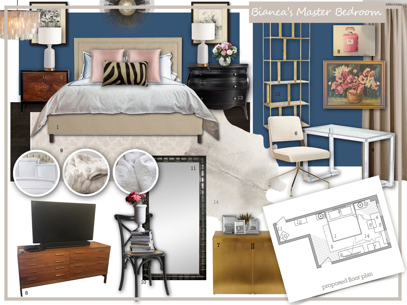 Ideas de diseño interior de dormitorio en línea