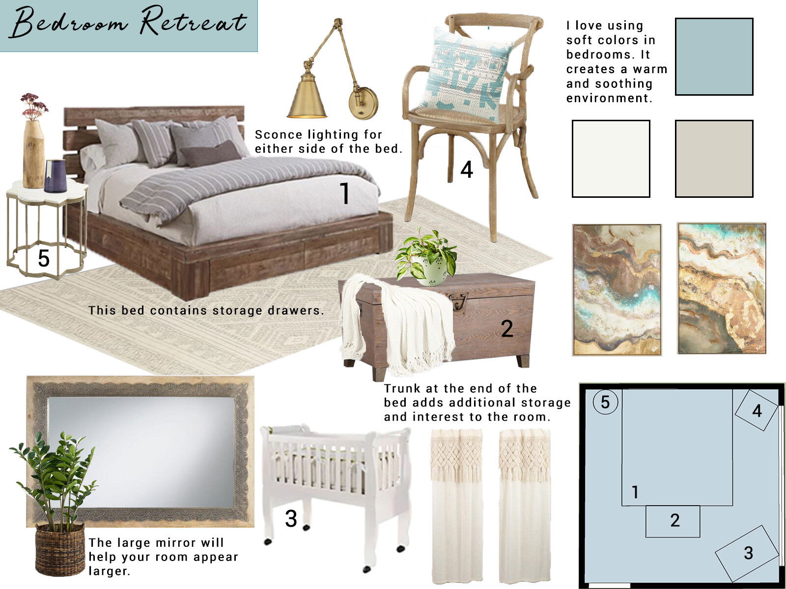 Ideas de diseño interior de dormitorio en línea