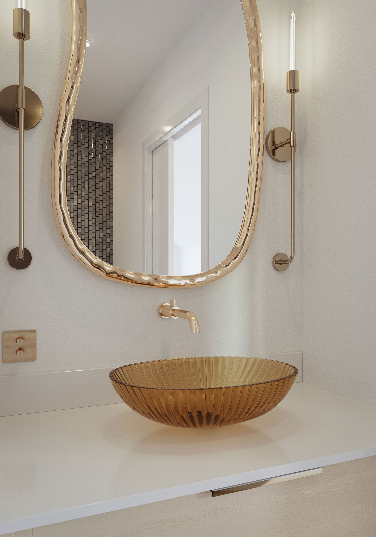 Online Designer Bathroom 3D Model 3
