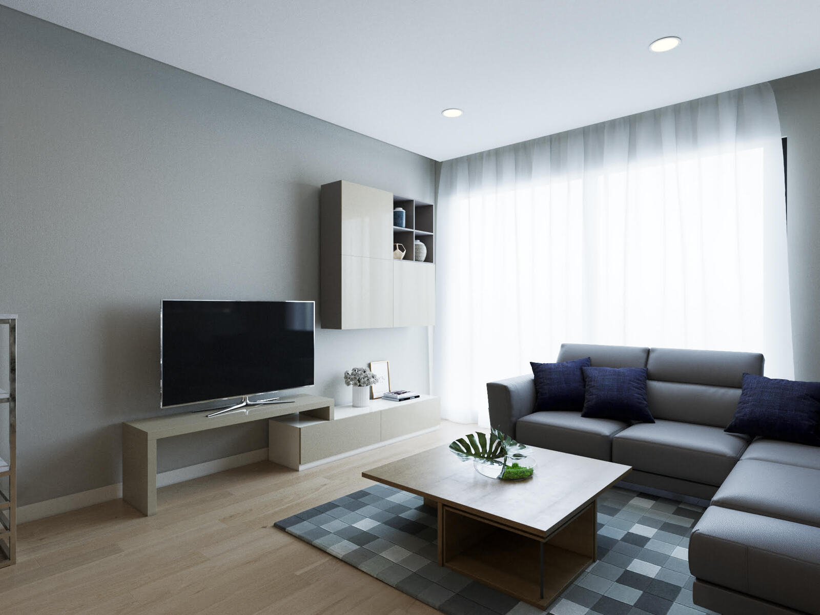 Online Designer Combined Living/Dining 3D Model 4
