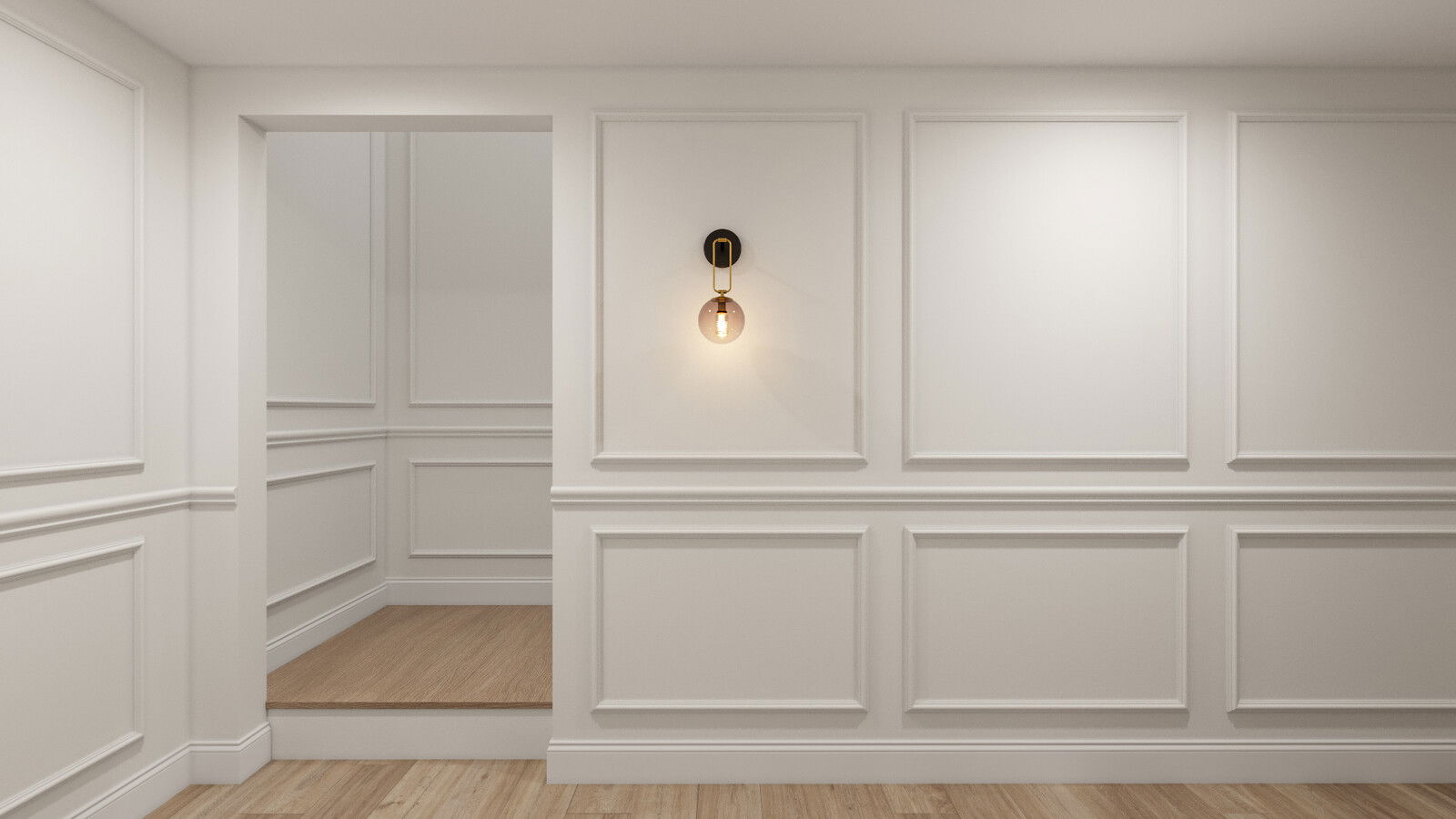 Modelo 3D del pasillo/entrada de diseñador en línea 4