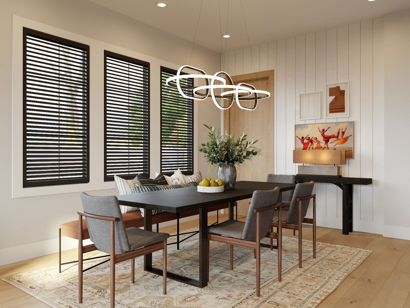 Online Designer Combined Living/Dining 3D Model 3