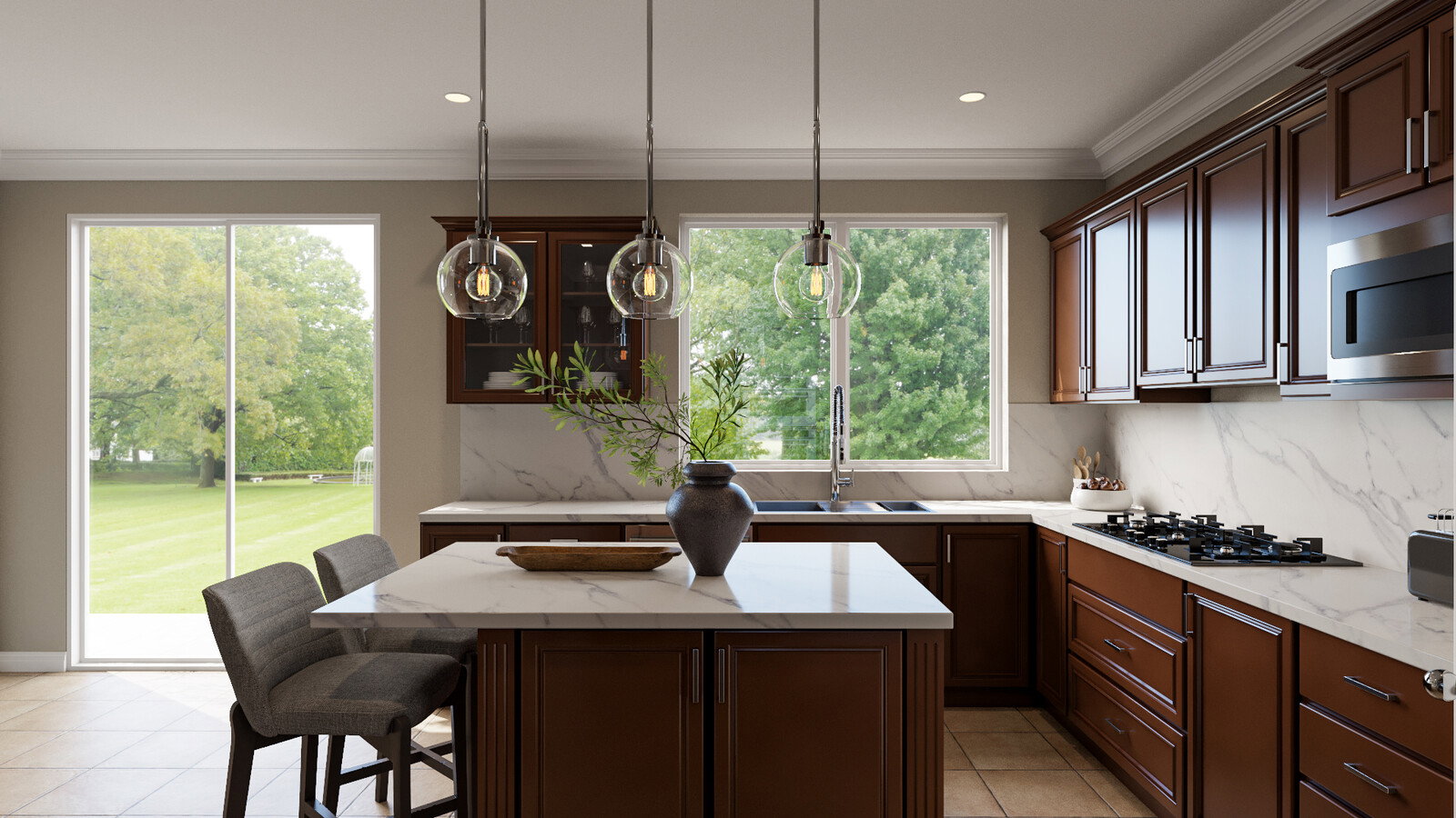 Online Designer Kitchen 3D Model 2