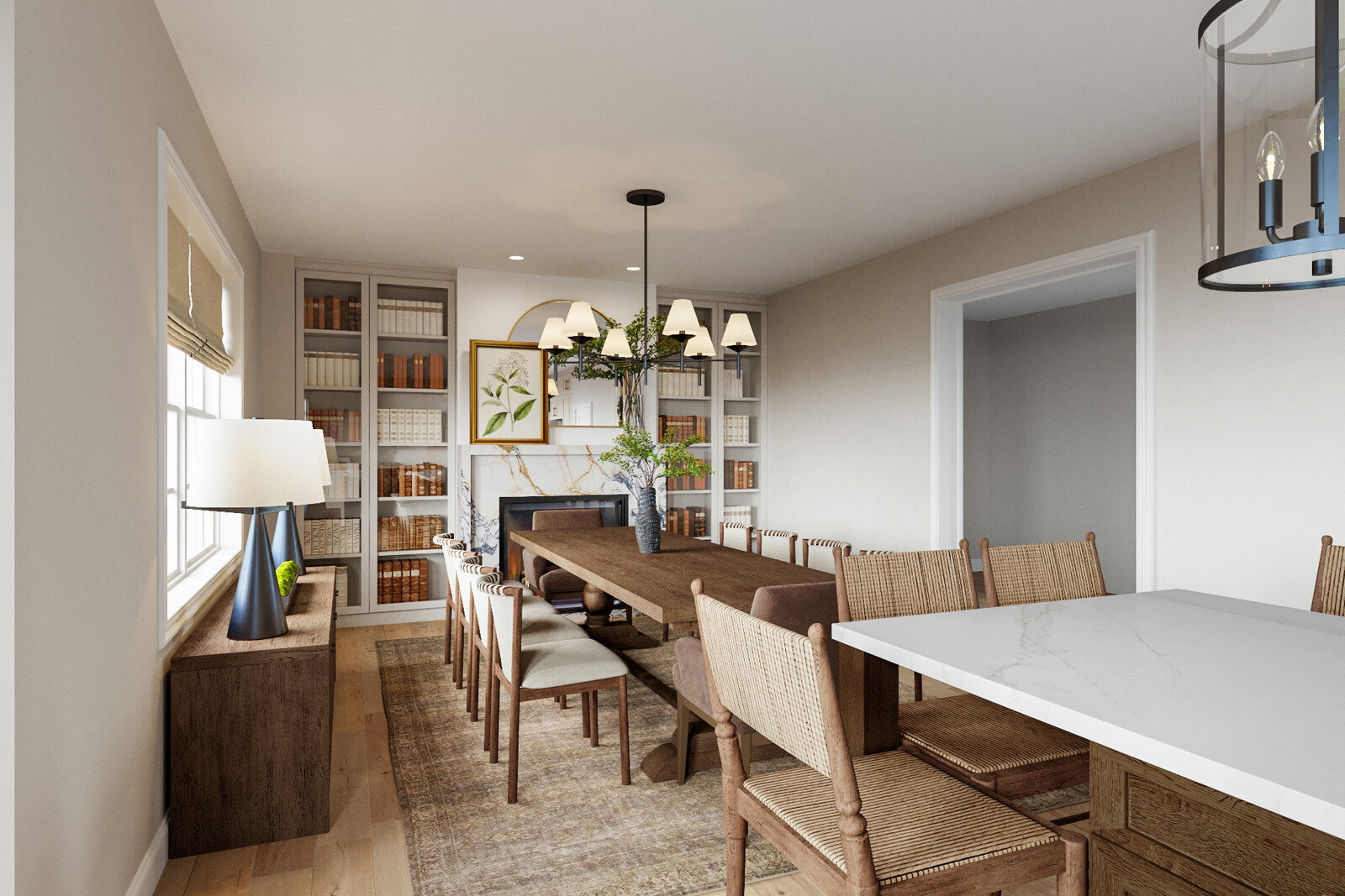 Online Designer Dining Room 3D Model 2