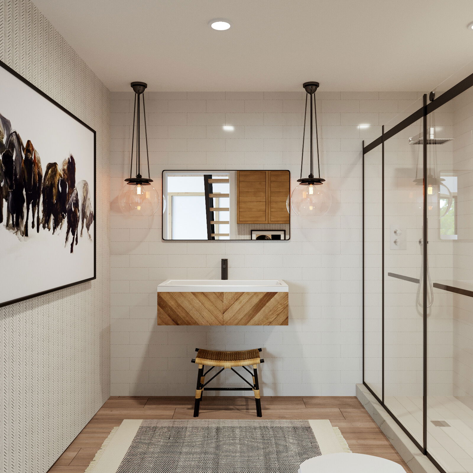 Modelo 3D de Baño por Diseñador Online 2