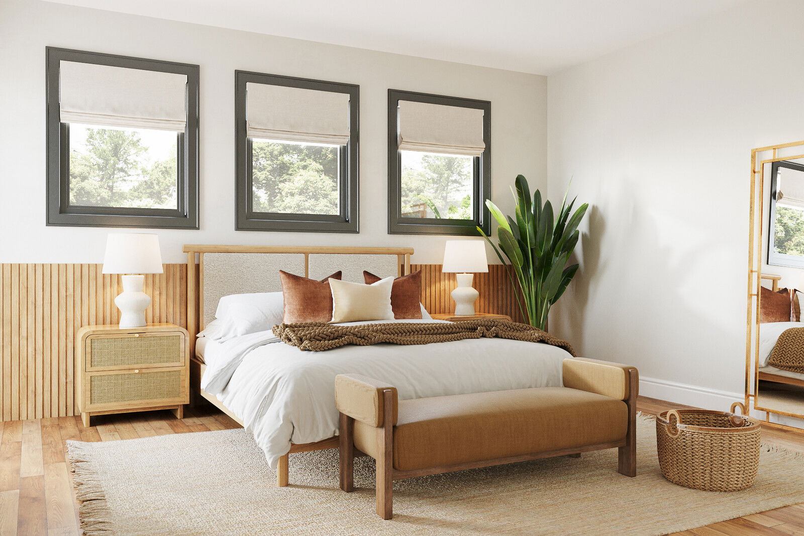 Modern Fresh & Comfortable Nature Inspired Home Rendering thumb