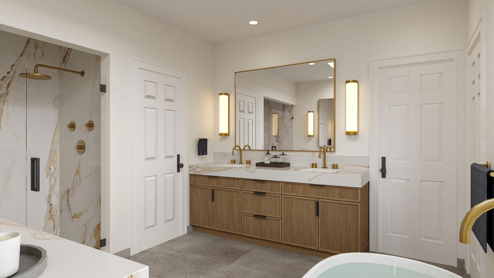 Online Designer Bathroom 3D Model 1