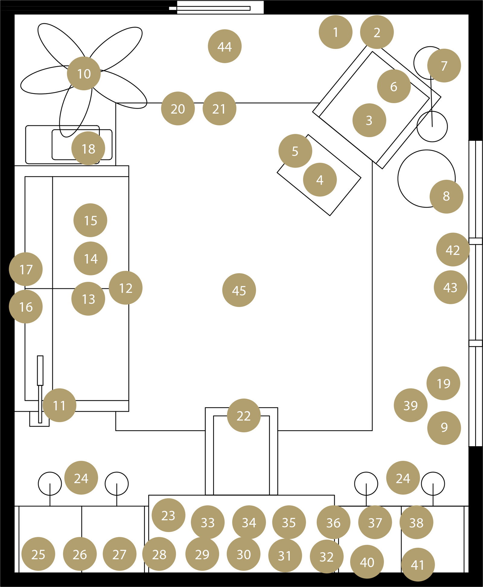 Online Designer Home Office Floorplan