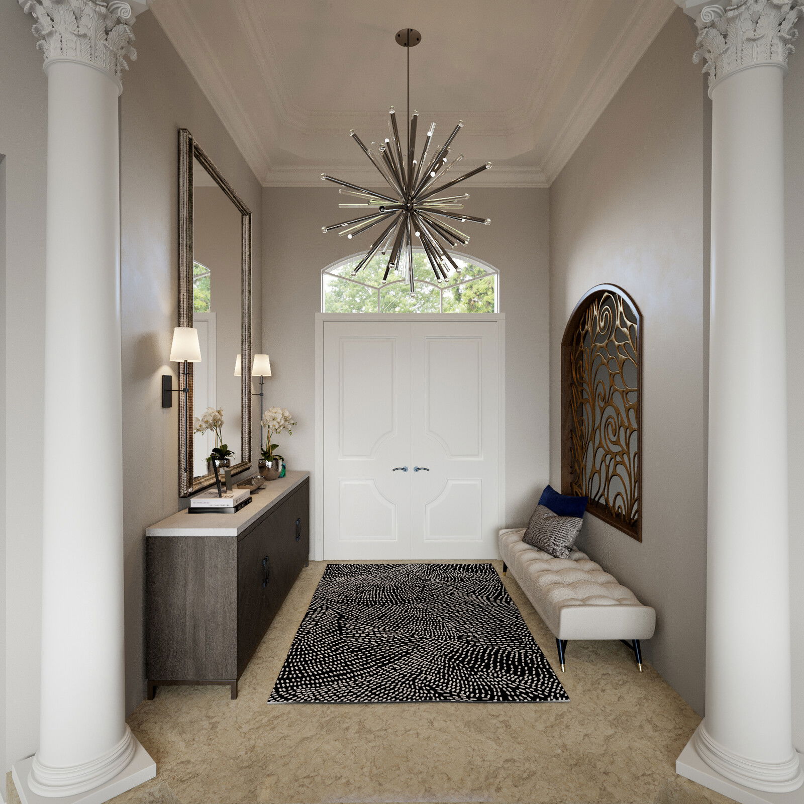 Contemporary Hallway Interior Design